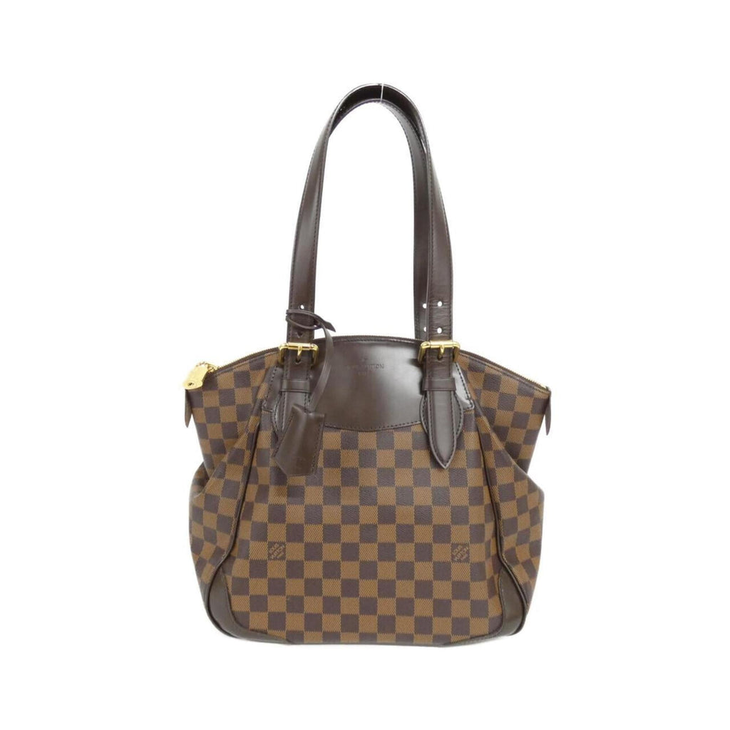 Louis Vuitton Brown Coated Canvas Shoulder Bag