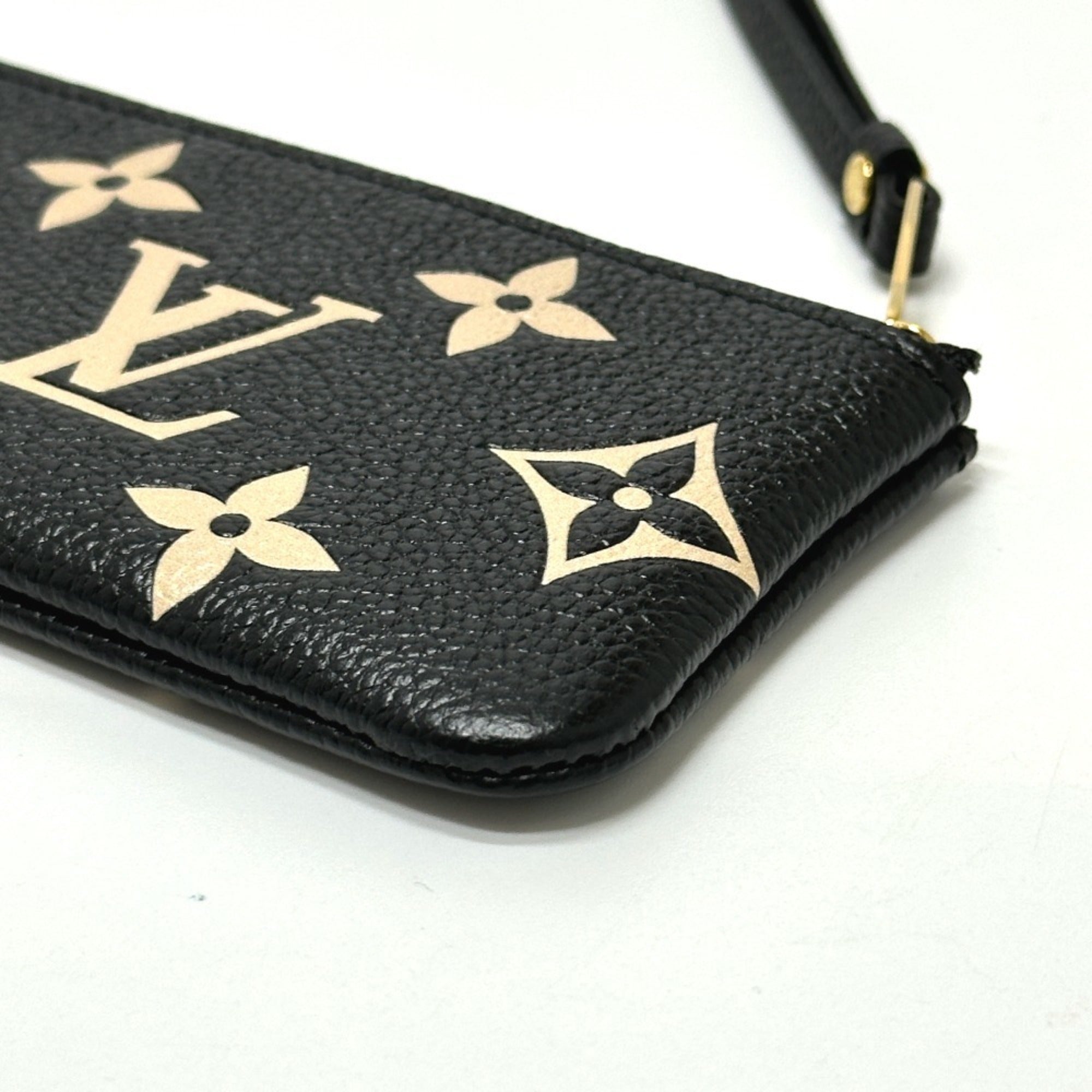 Louis Vuitton Monogram Empreinte Gold Black Monogram Empreinte Coin Purse/Coin Case