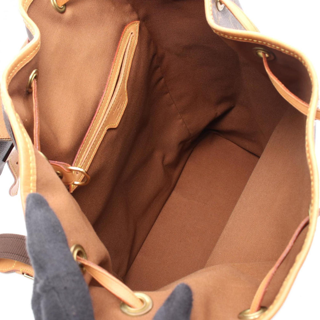 Louis Vuitton Brown Monogram Coated Canvas Backpack