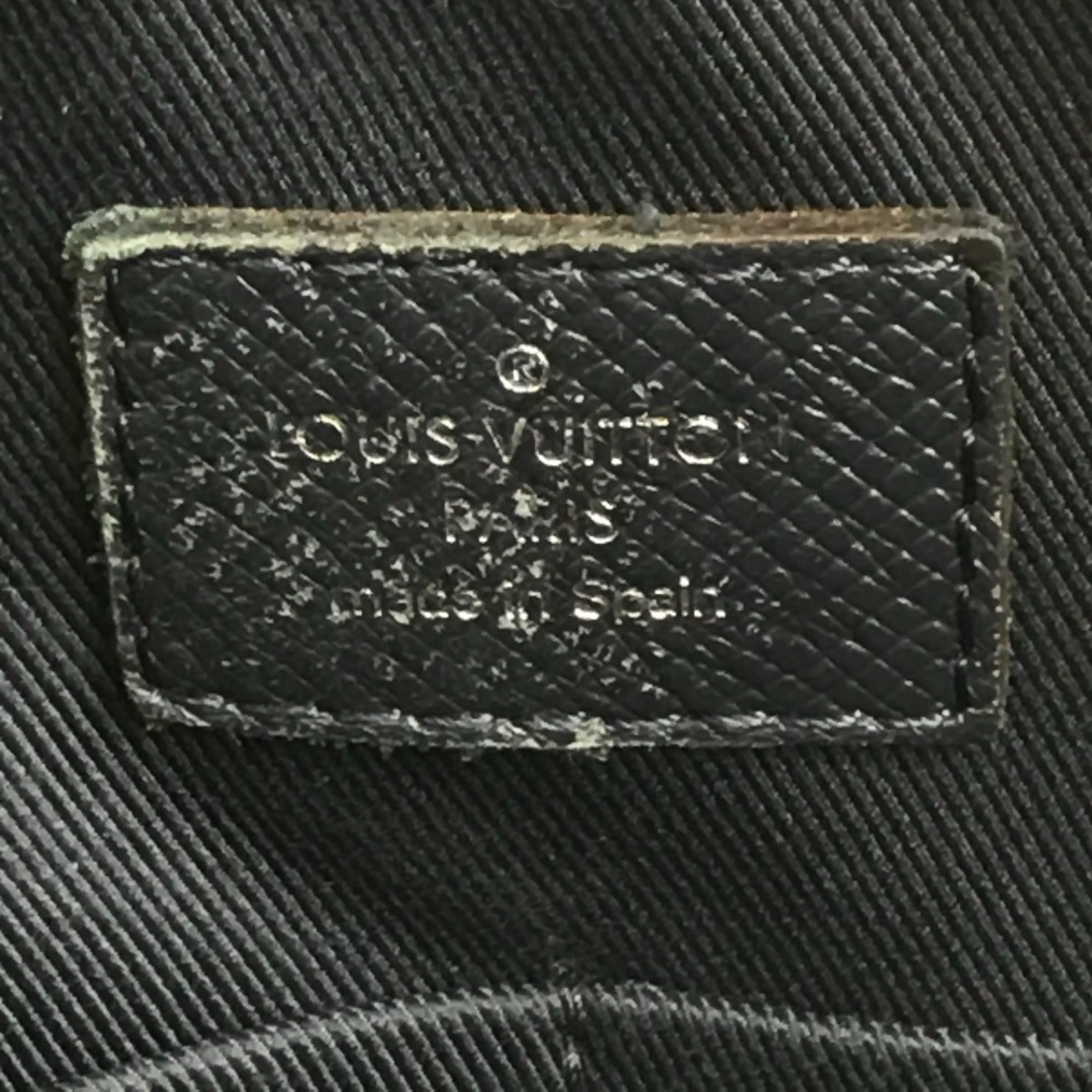 Louis Vuitton Navy Leather Shoulder Bag