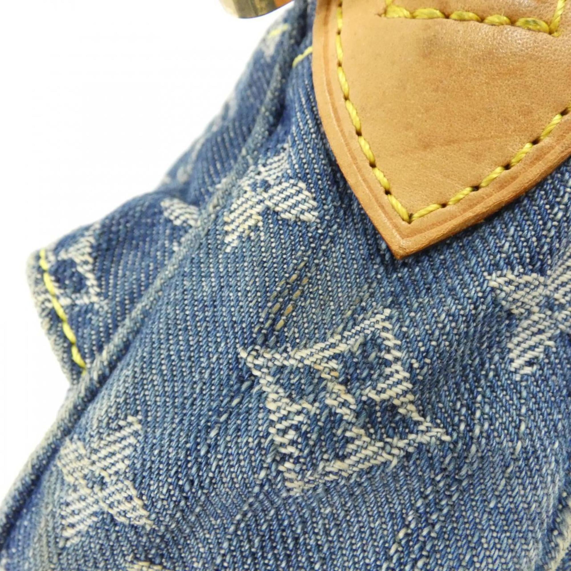 Louis Vuitton Monogram Denim Blue Monogram Denim Shoulder Bag