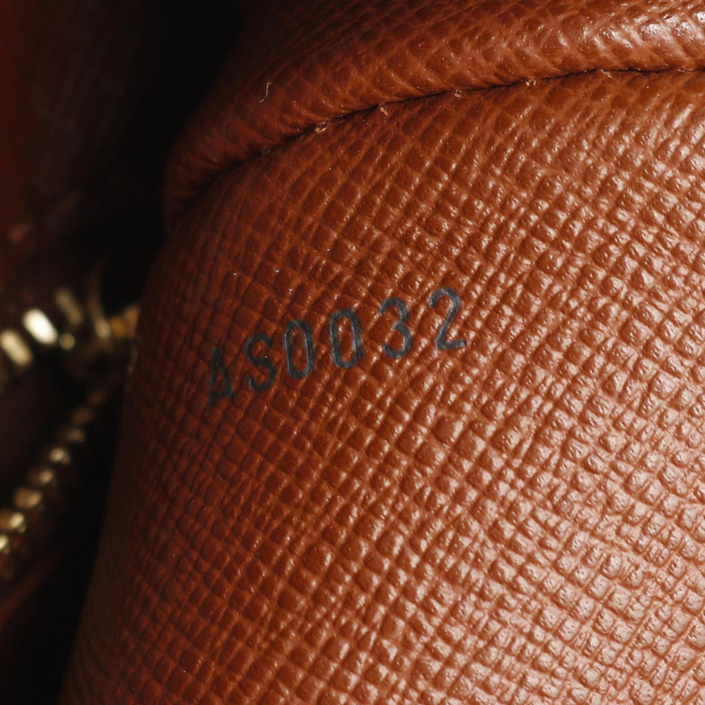 Louis Vuitton Monogram Brown Coated Canvas Leather Shoulder Bag