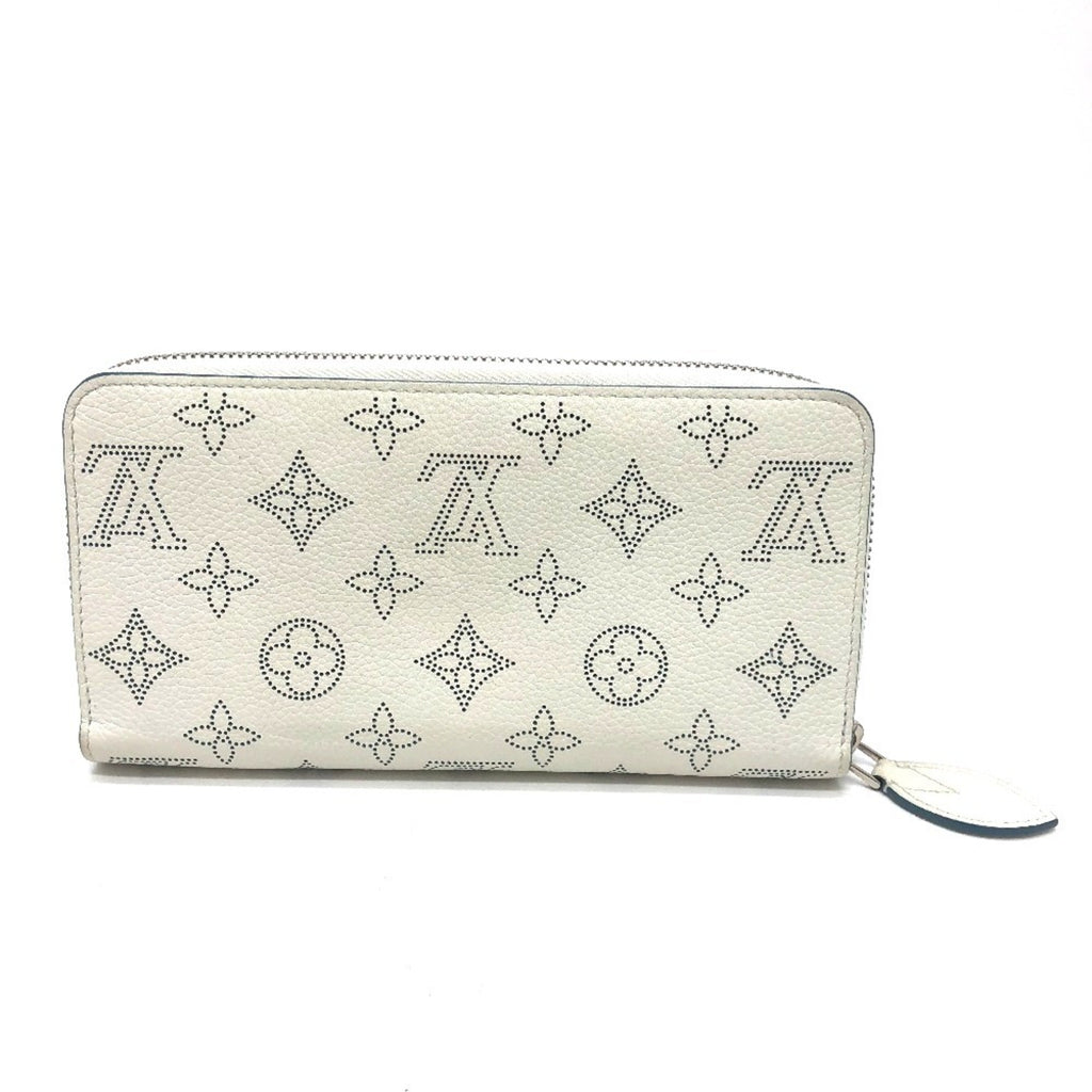 Louis Vuitton White Mahina Leather Long Wallet