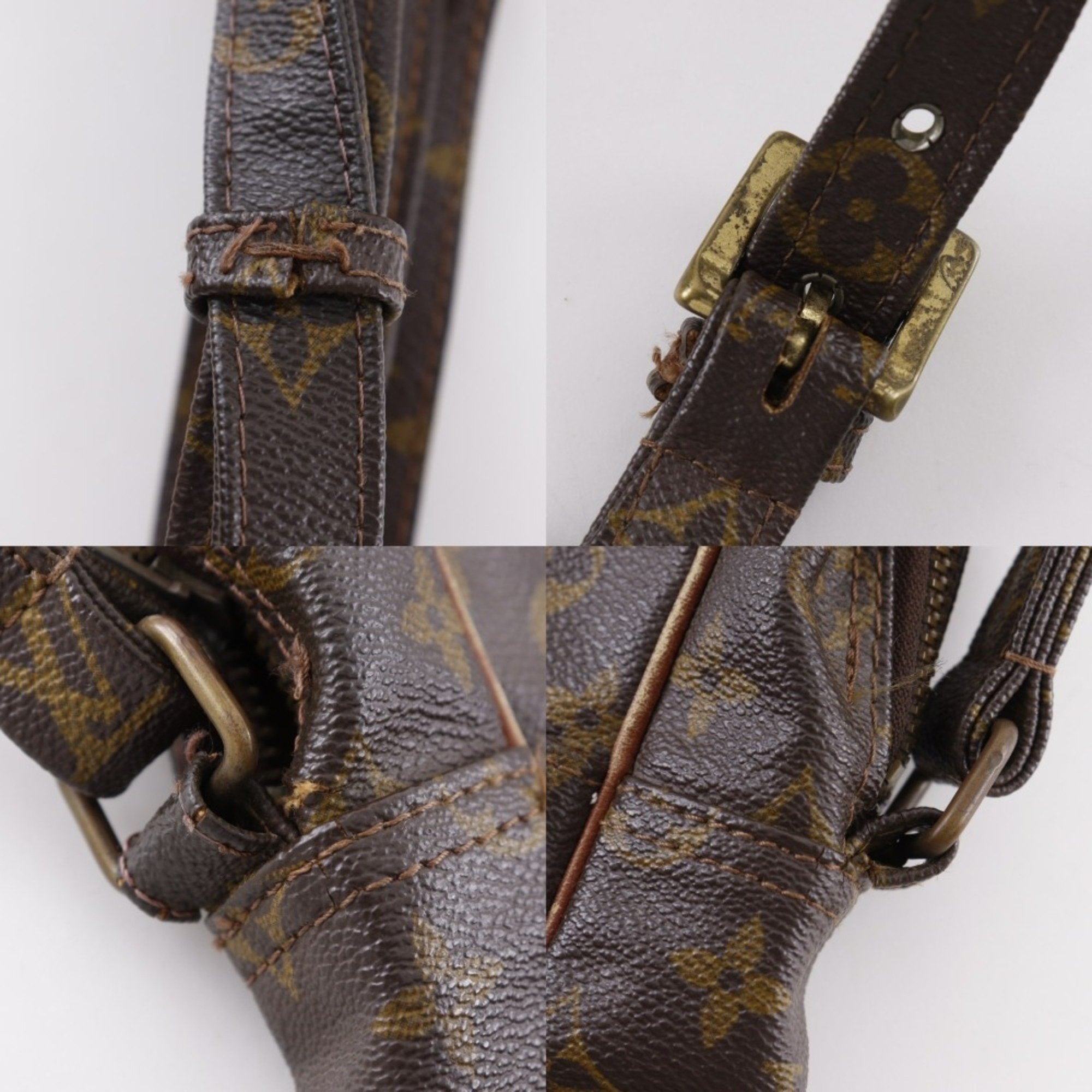 Louis Vuitton Brown Monogram Canvas Shoulder Bag