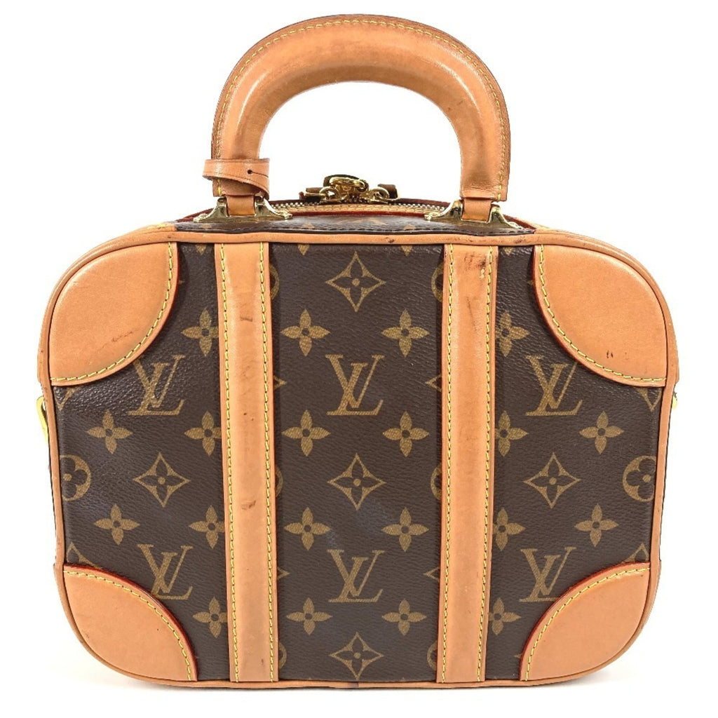Louis Vuitton Brown Monogram Boston Bag Handbag Shoulder Bag