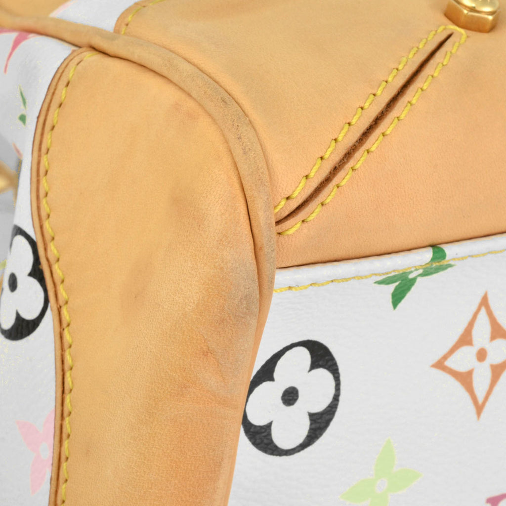 Louis Vuitton Blanc Monogram Multicolore Tote Bag