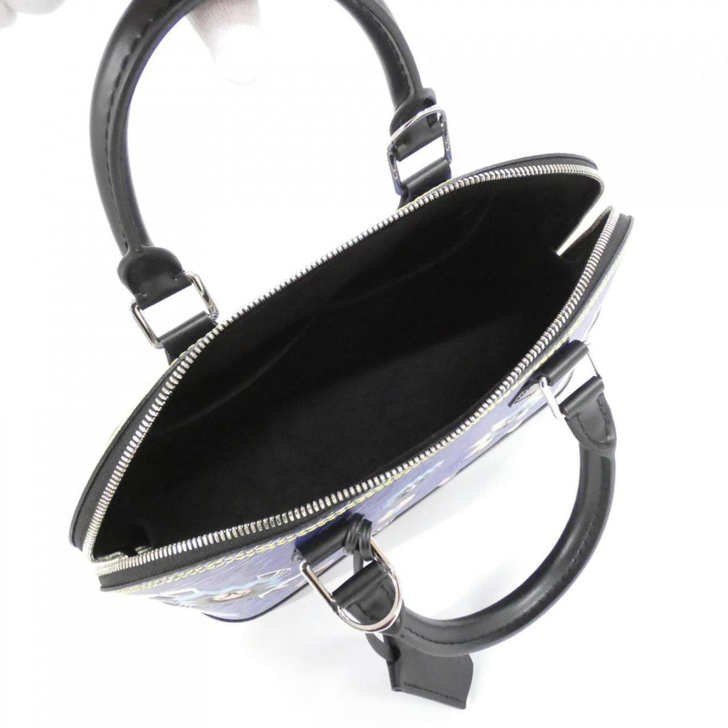 Louis Vuitton Blue Leather Handbag