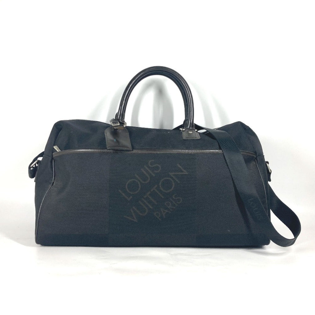 Louis Vuitton Black Damier Geant Canvas Boston Bag Shoulder Bag