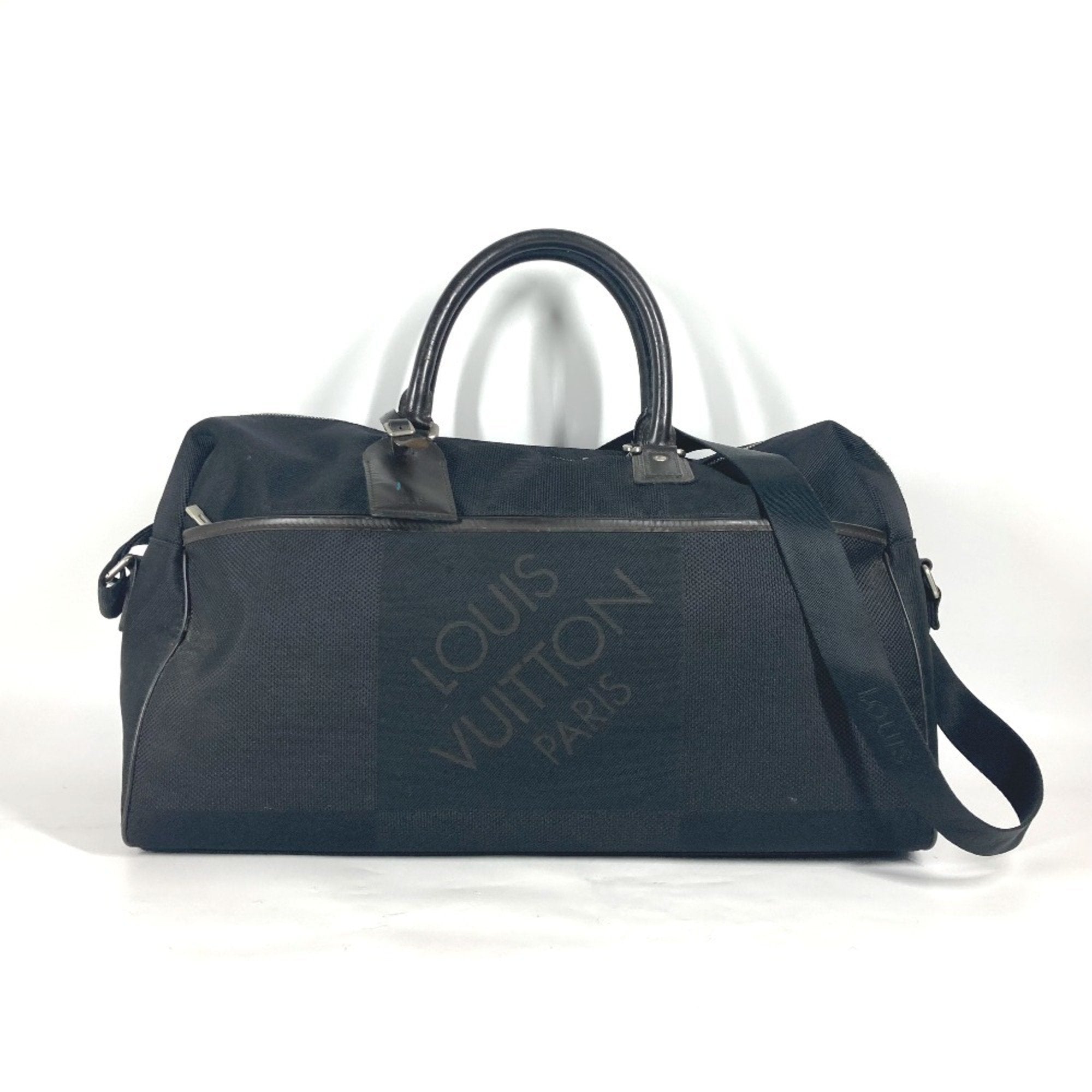 Louis Vuitton Black Damier Geant Canvas Boston Bag Shoulder Bag