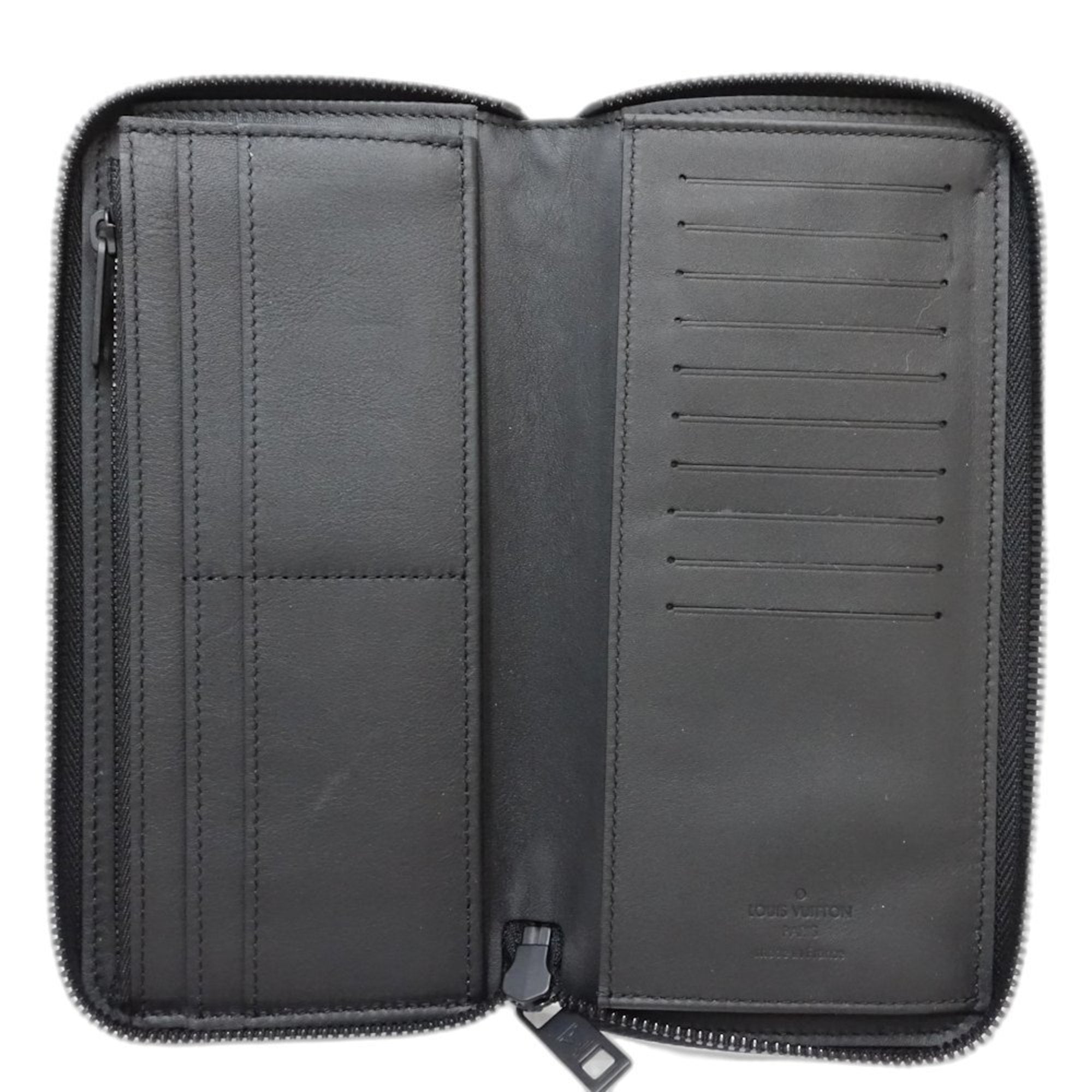 Louis Vuitton Noir Leather Long Wallet