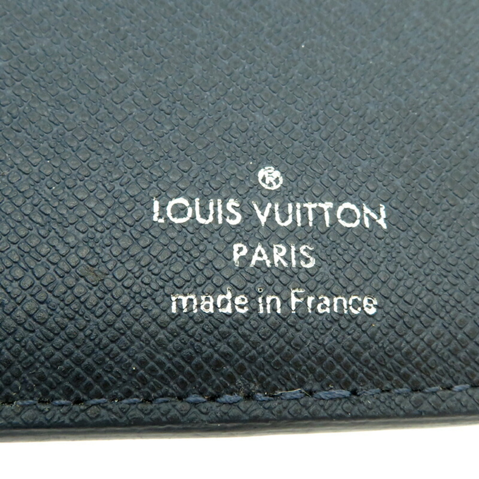Louis Vuitton Taiga Galle Navy Blue Taiga Leather