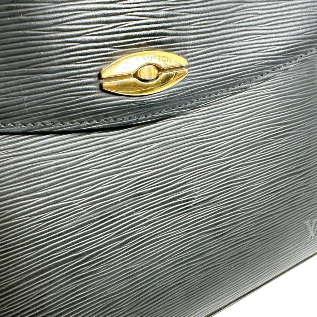 Louis Vuitton Black Epi Leather Handbag