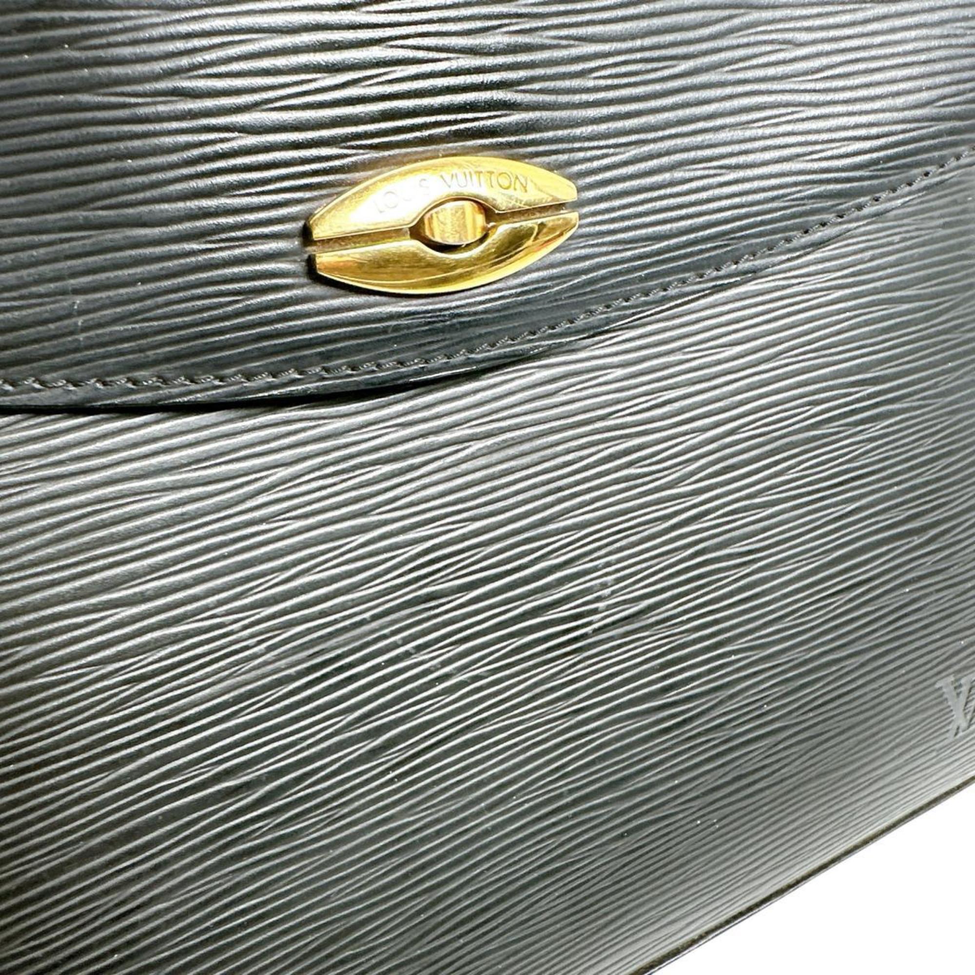 Louis Vuitton Black Epi Leather Handbag