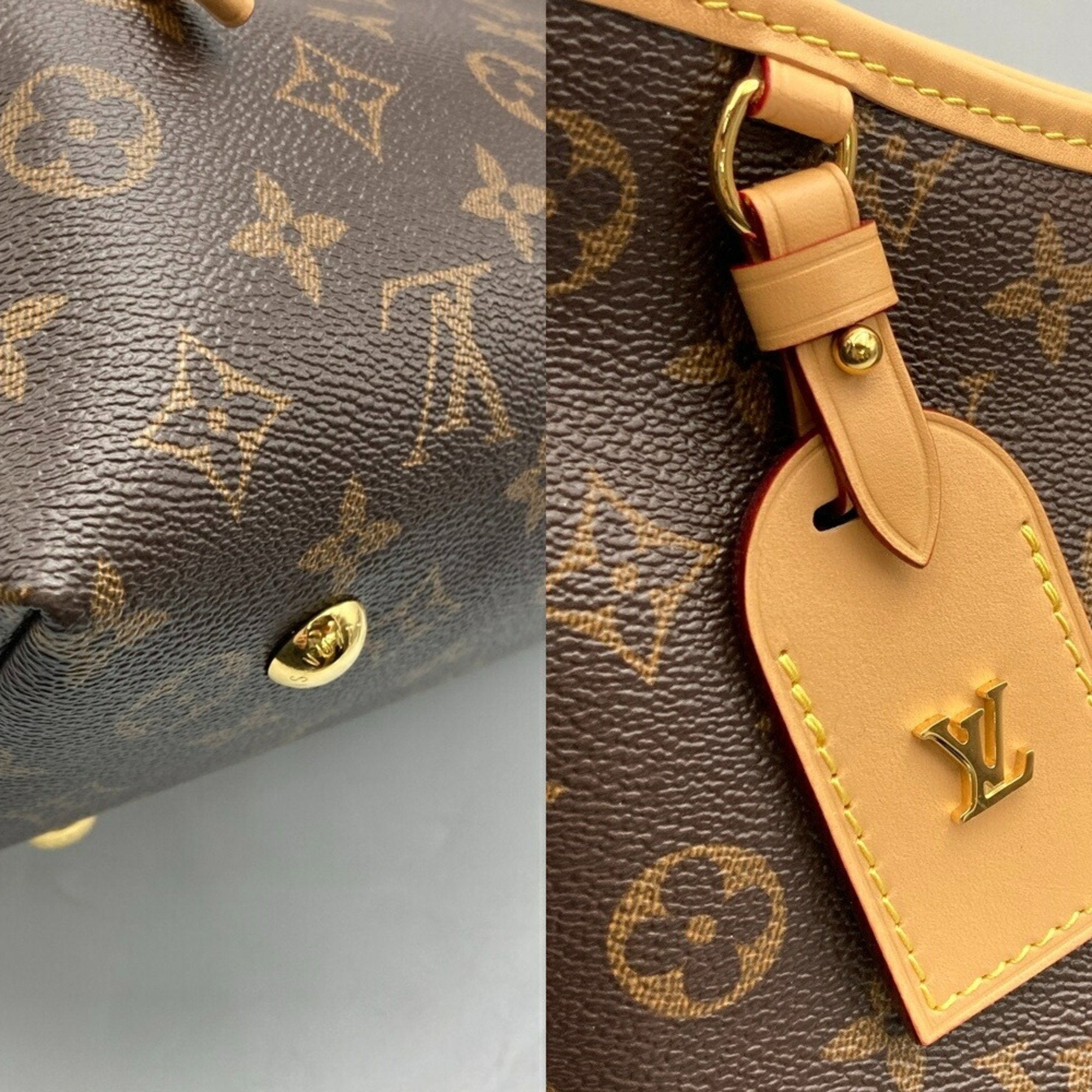 Louis Vuitton Brown Pvc Leather Shoulder Bag