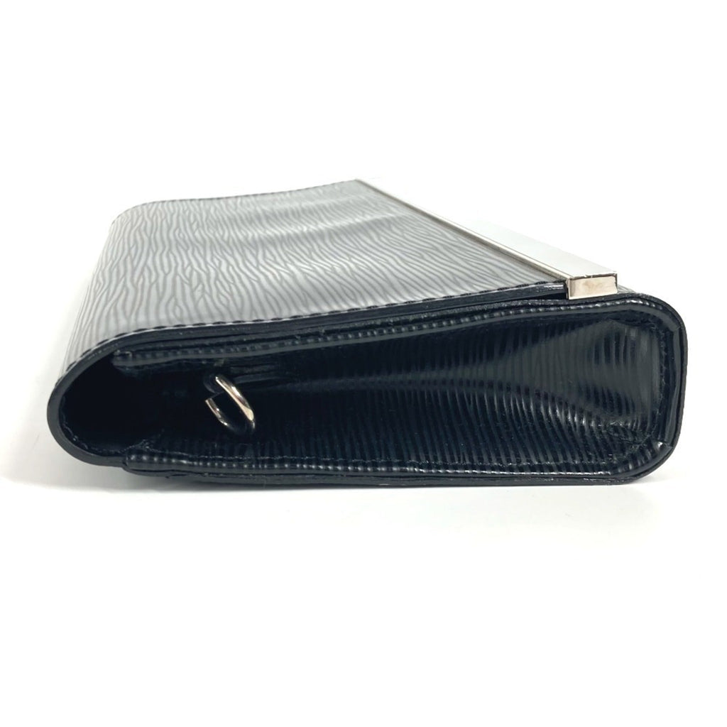 Louis Vuitton Black Epi Leather Clutch Bag Shoulder Bag