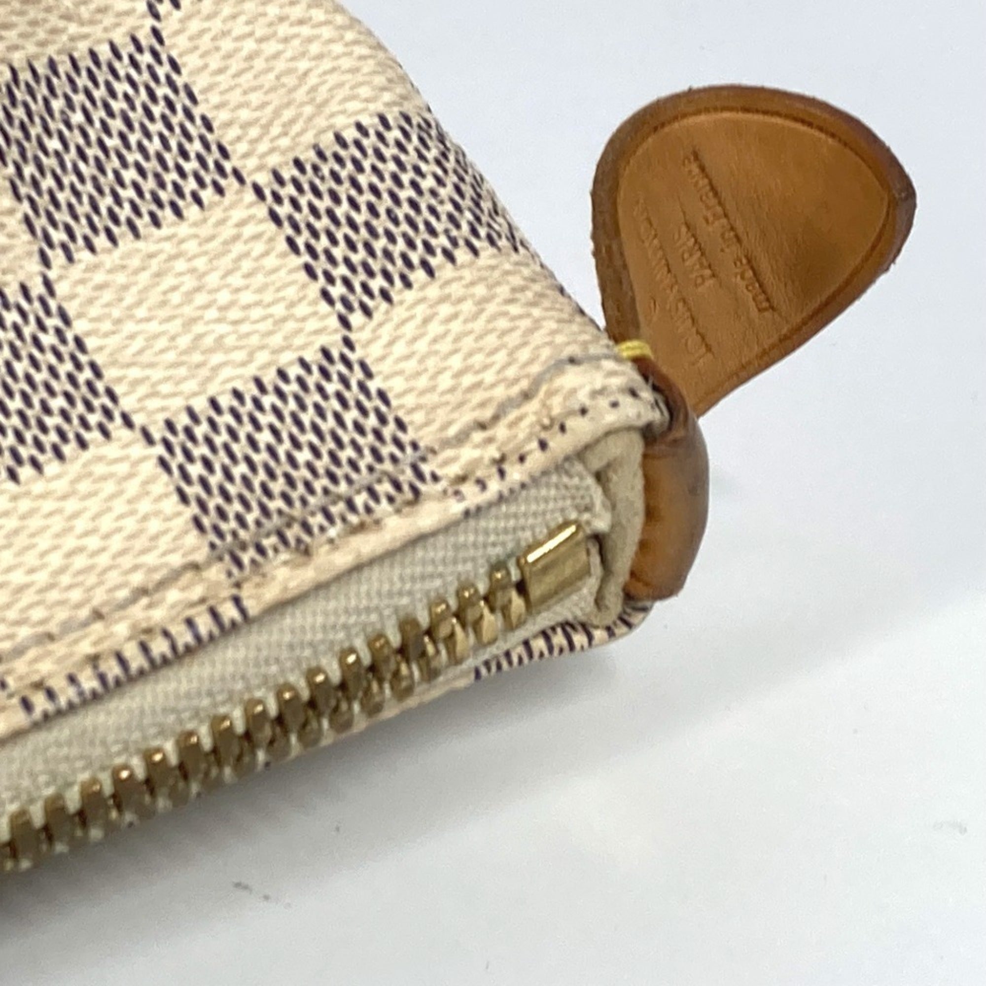 Louis Vuitton White Damier Azur Shoulder Bag Tote Bag