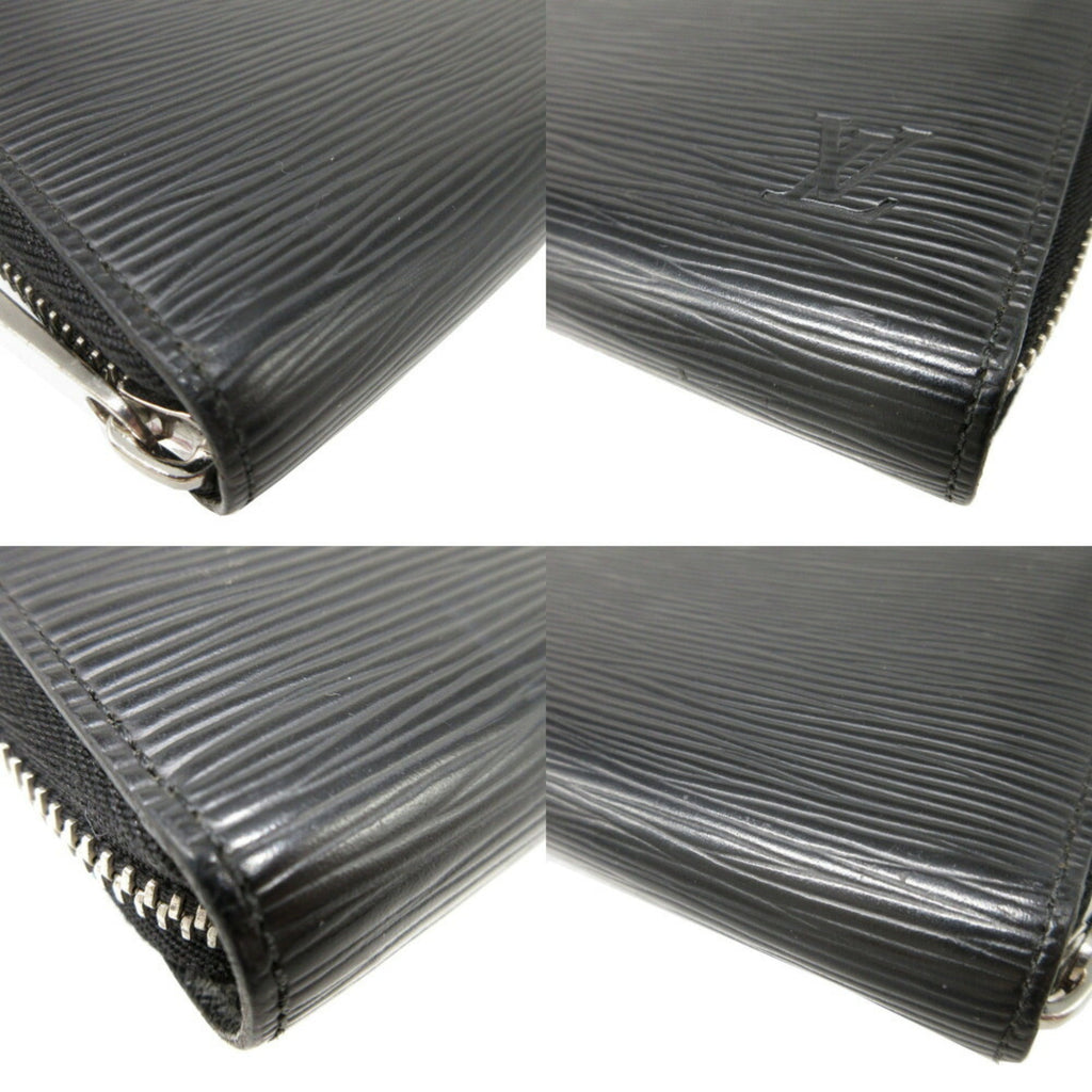 Louis Vuitton Epi Noir Epi Leather Long Wallet