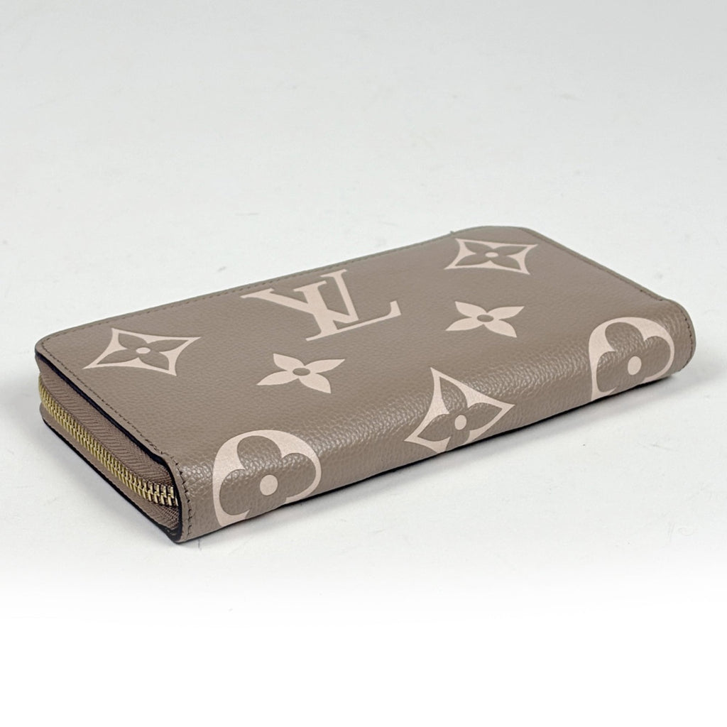 Louis Vuitton Cream Tourterelle Monogram Long Wallet