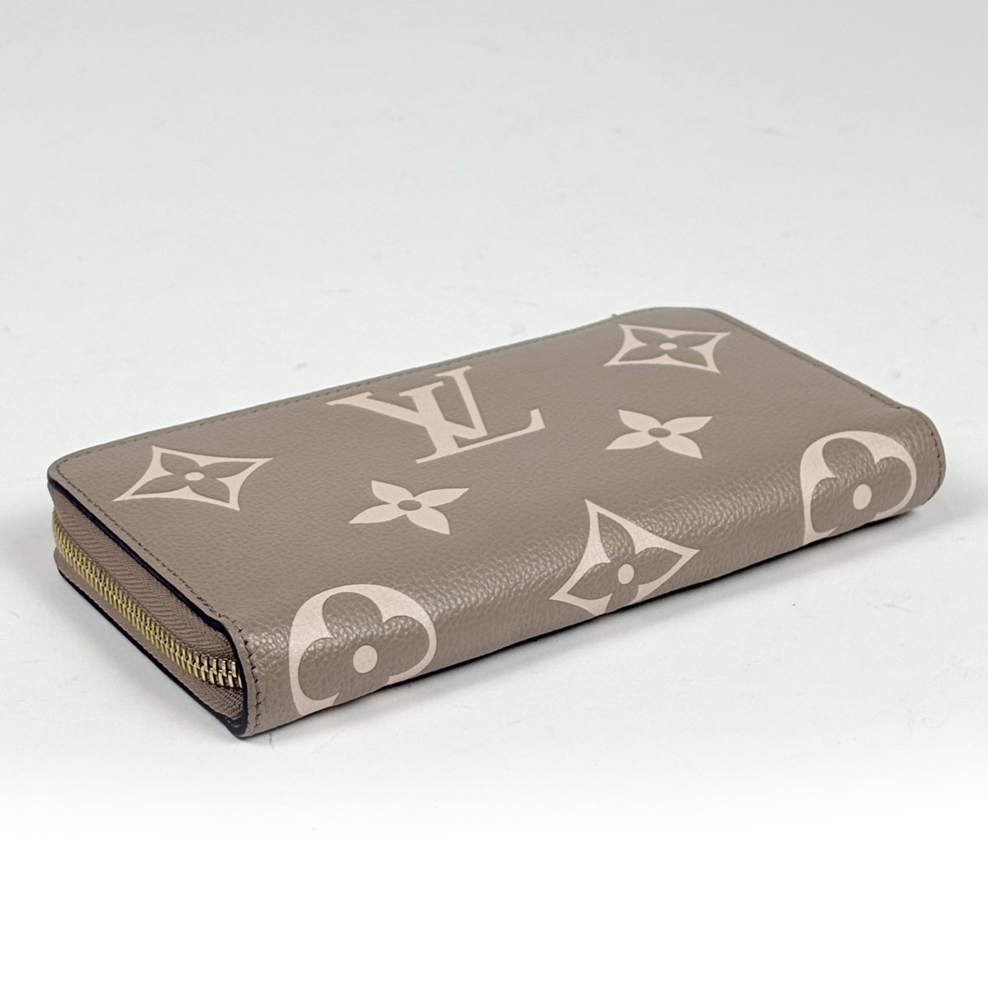 Louis Vuitton Cream Tourterelle Monogram Long Wallet