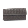 Bottega Veneta Intrecciato Brown Intrecciato Long Wallet (Bi-Fold)