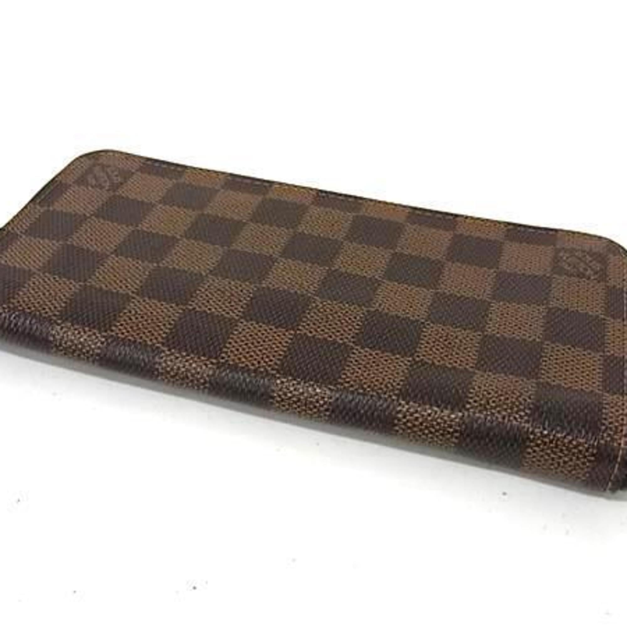 Louis Vuitton Damier Brown Ebene Long Wallet