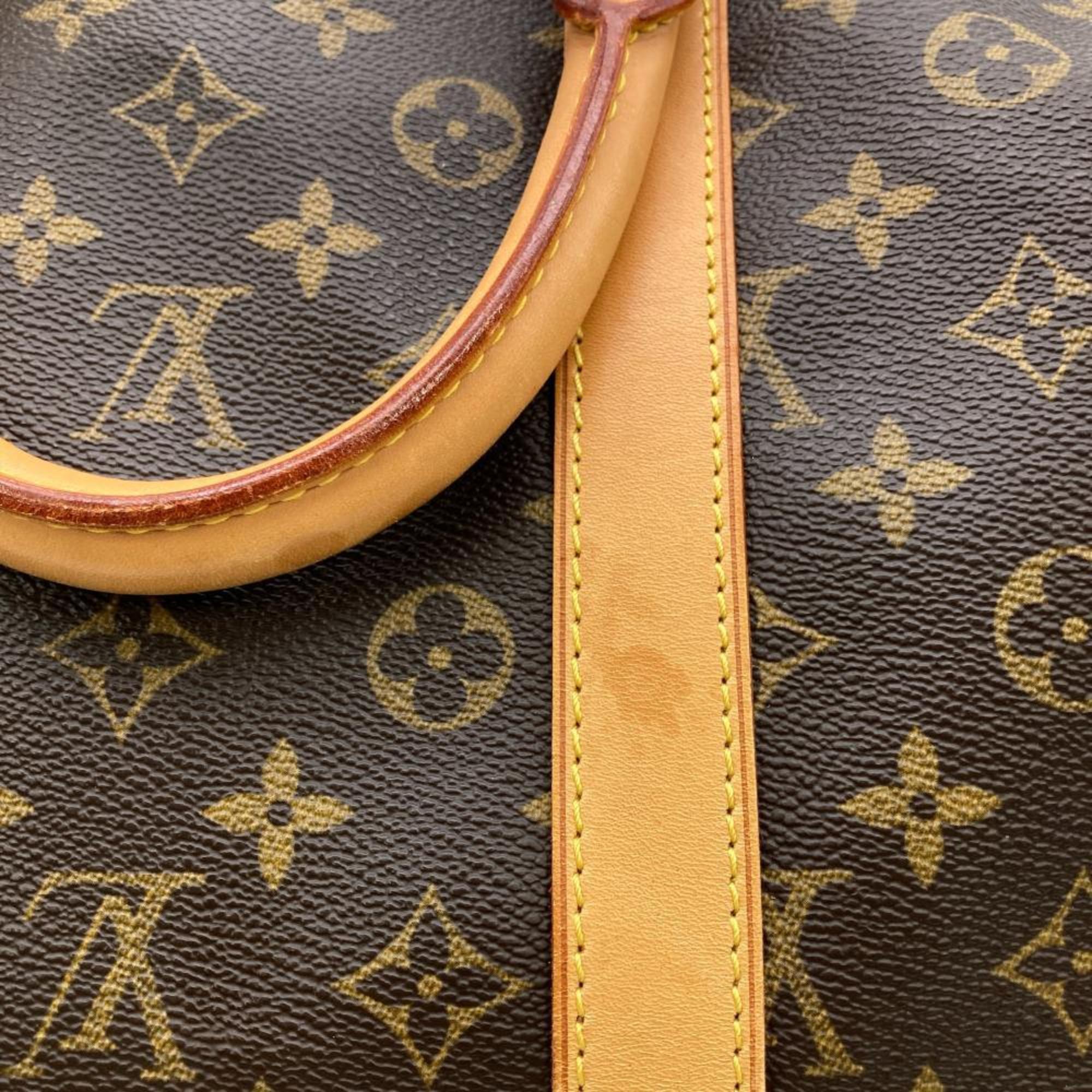 Louis Vuitton Monogram Brown Monogram Leather Boston Bag