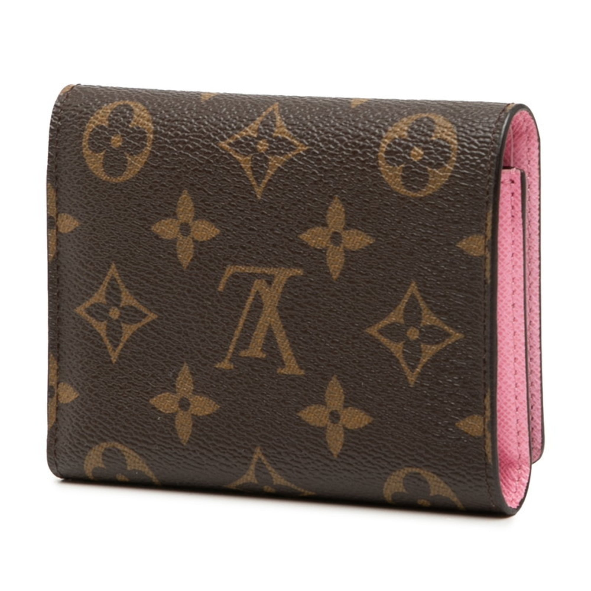 Louis Vuitton Brown Monogram Multi-Color Pvc Wallet (Tri-Fold)