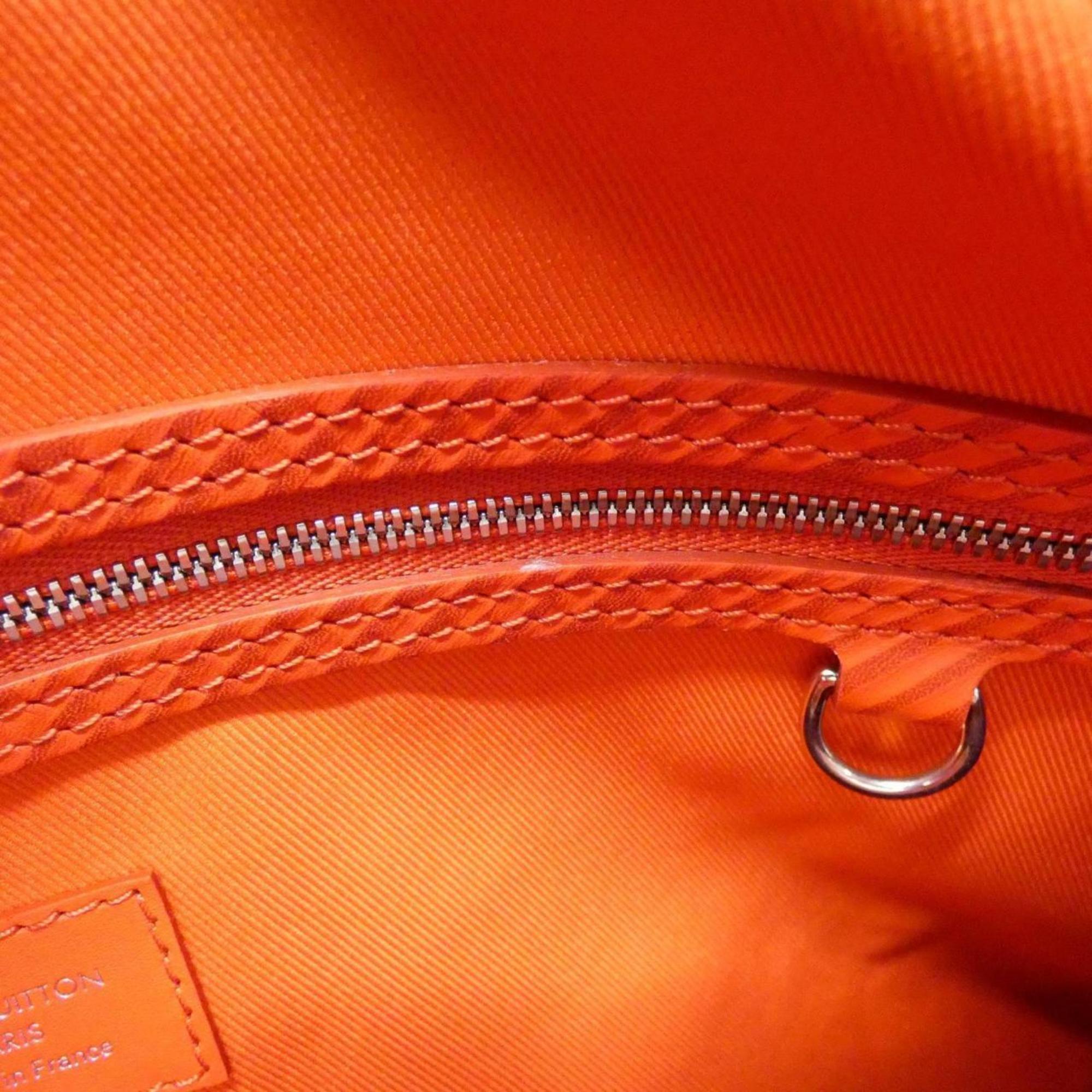 Louis Vuitton Epi Red Color Vermilion Leather Handbag