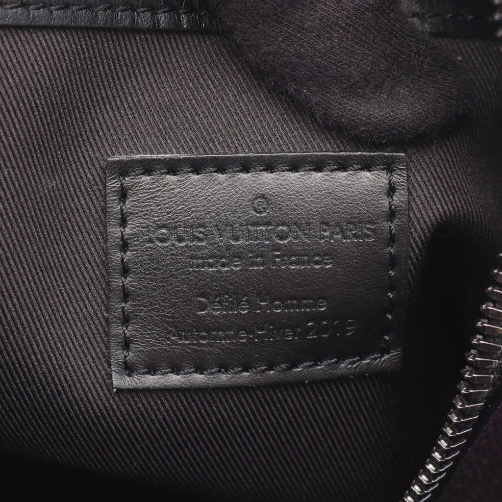 Louis Vuitton Black Multi-Color Noir Leather Boston Bag