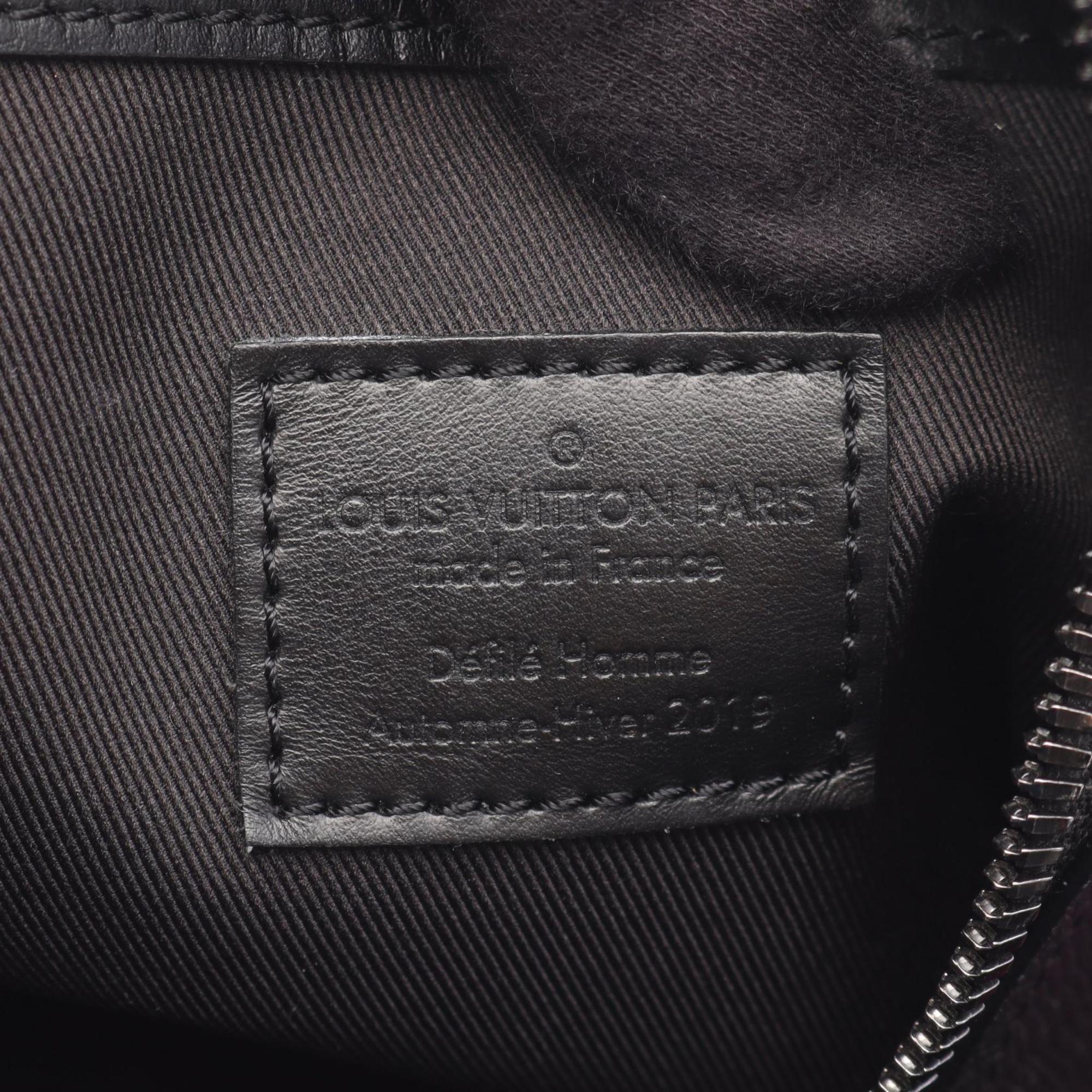 Louis Vuitton Black Multi-Color Noir Leather Boston Bag