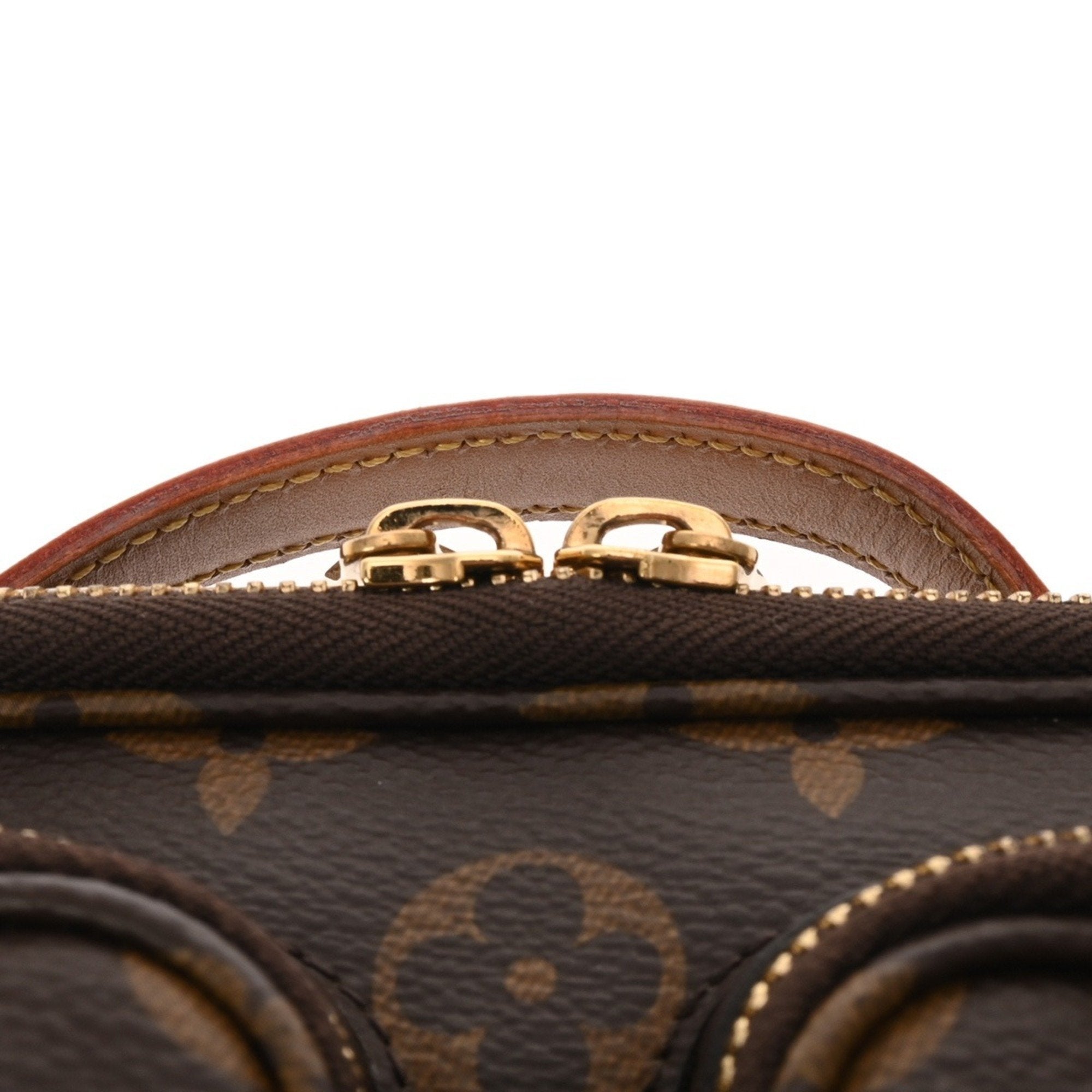 Louis Vuitton Brown Monogram Canvas Shoulder Bag