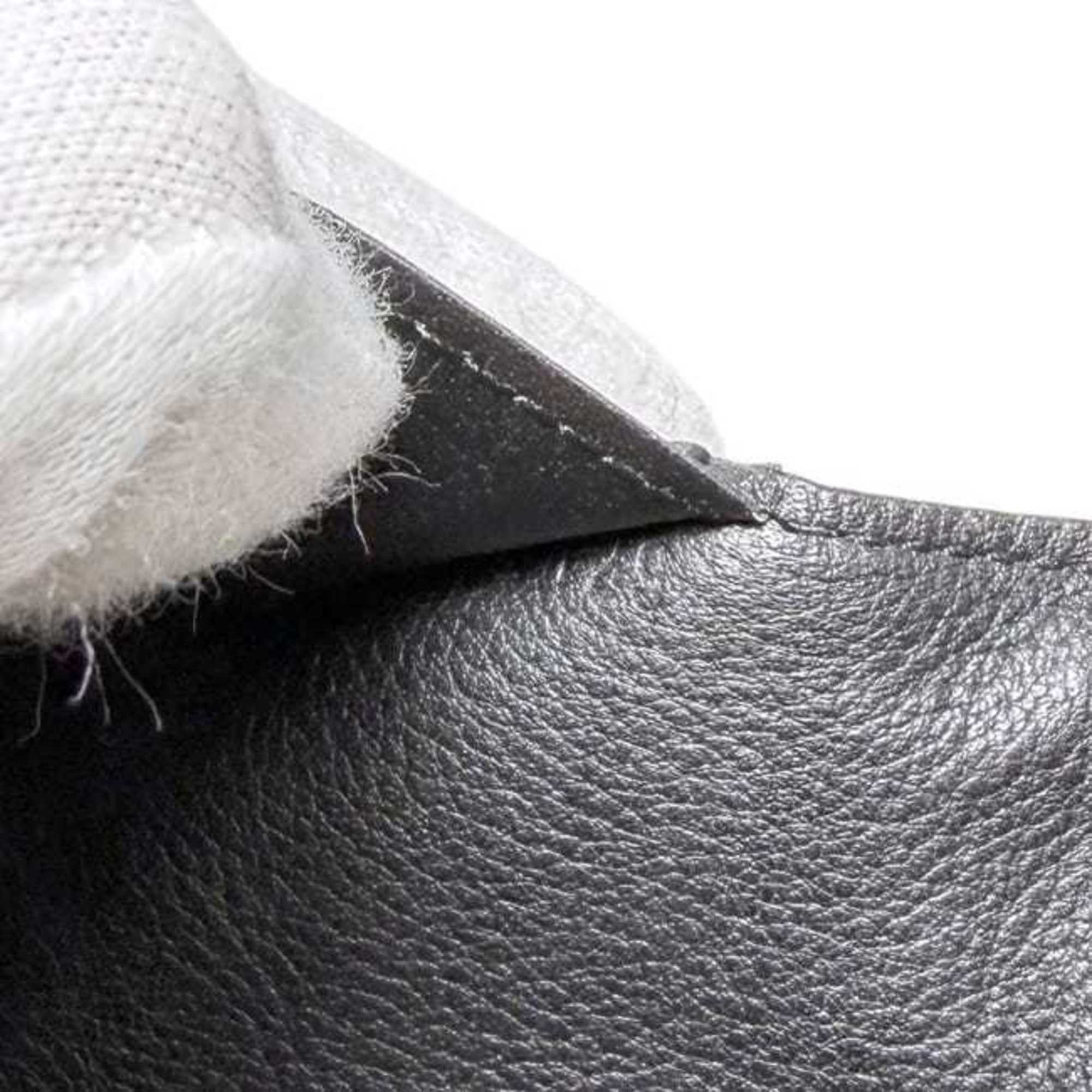 Louis Vuitton Black Noir Leather Long Wallet
