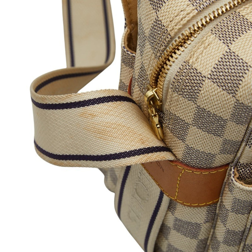 Louis Vuitton White Pvc Leather Shoulder Bag