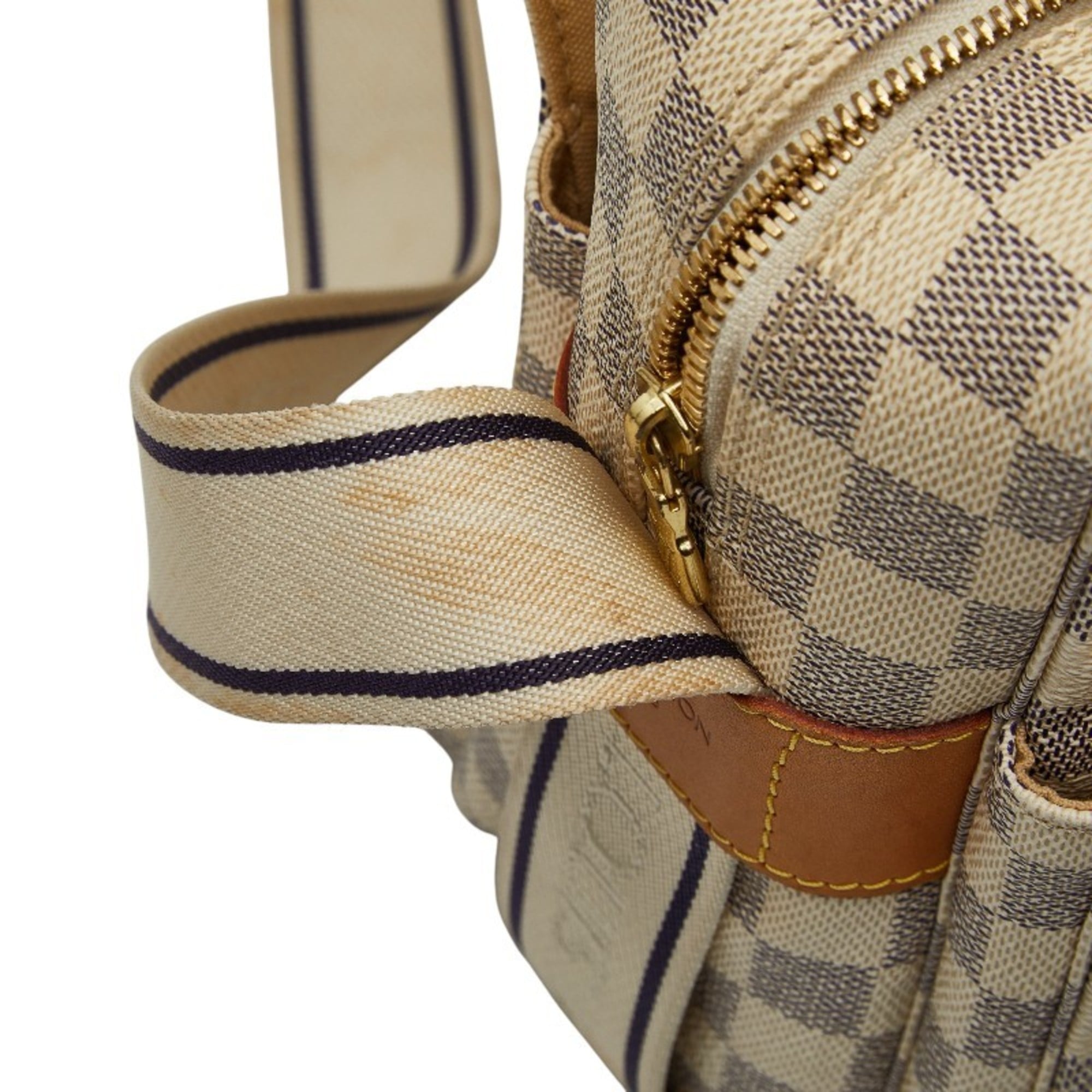 Louis Vuitton White Pvc Leather Shoulder Bag