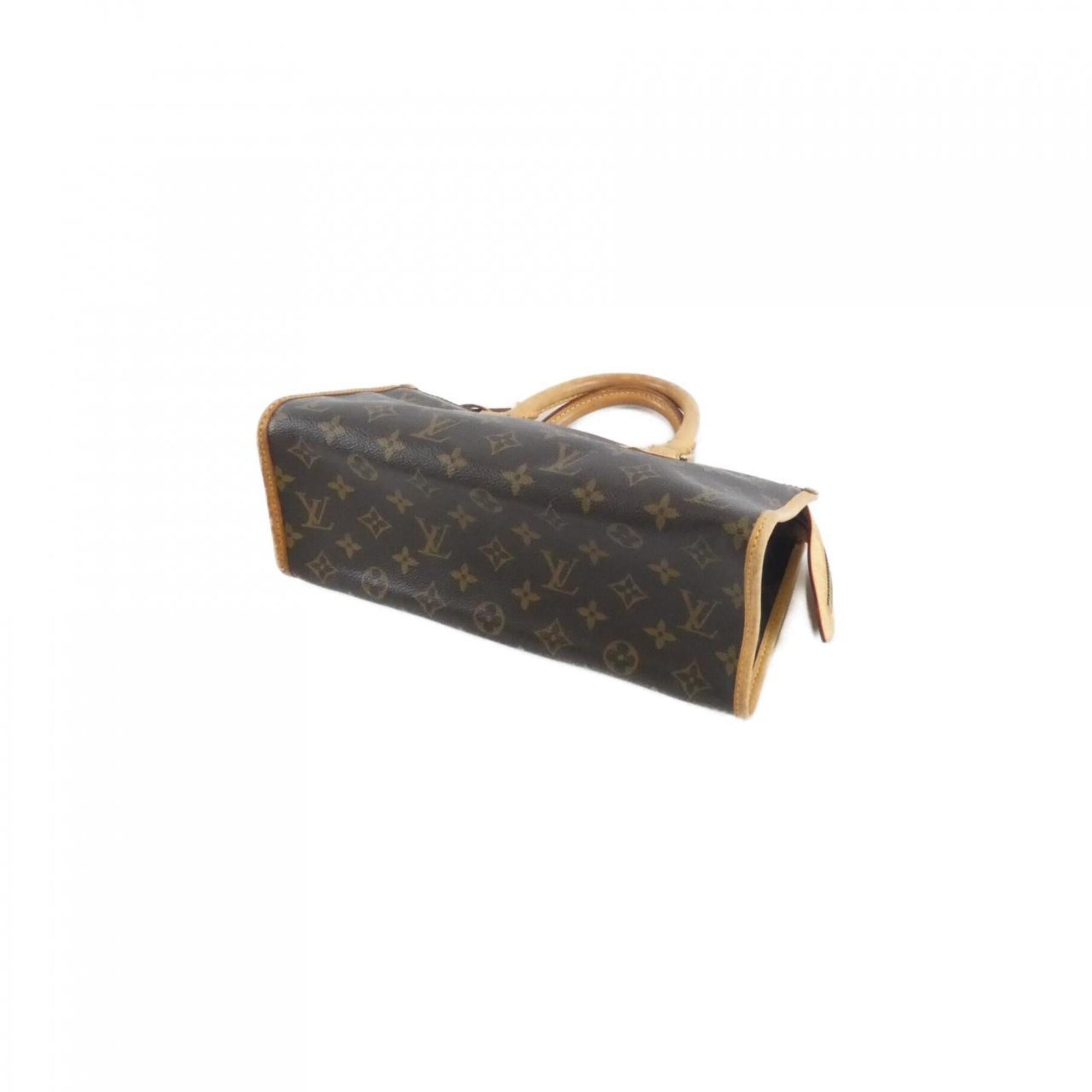 Louis Vuitton Brown Coated Canvas Handbag