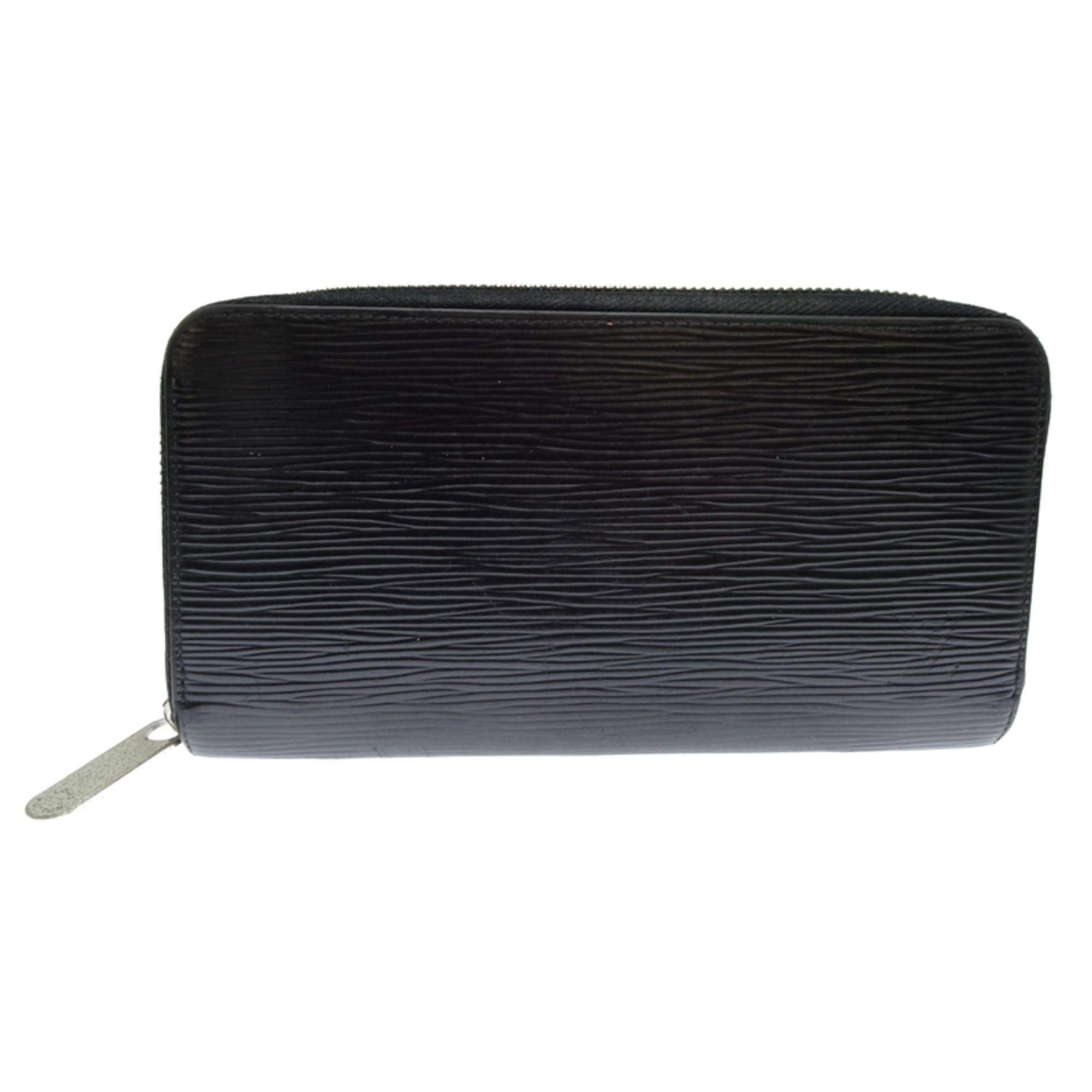 Louis Vuitton Black Noir Epi Leather Long Wallet