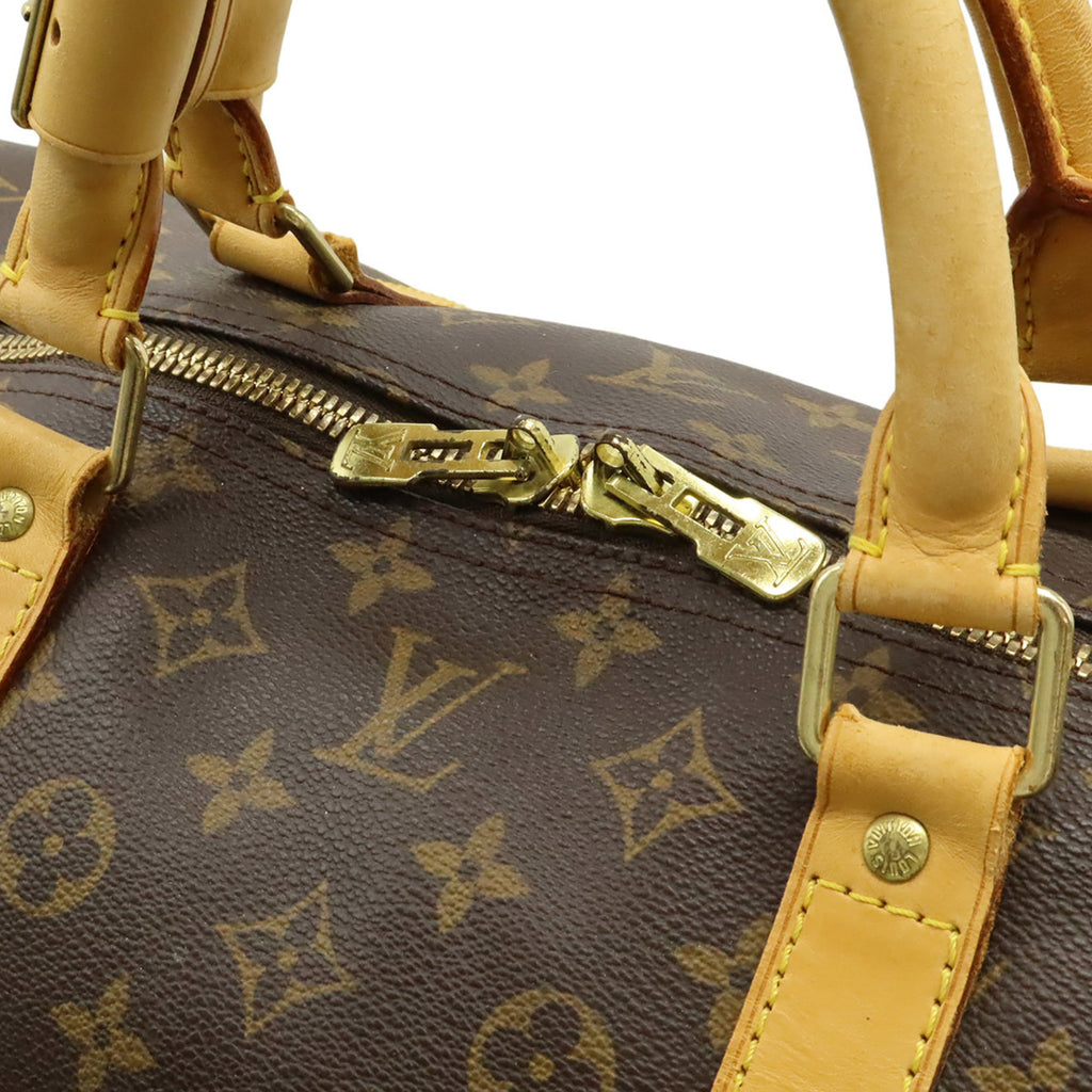 Louis Vuitton Brown Monogram Canvas Boston Bag Shoulder Bag