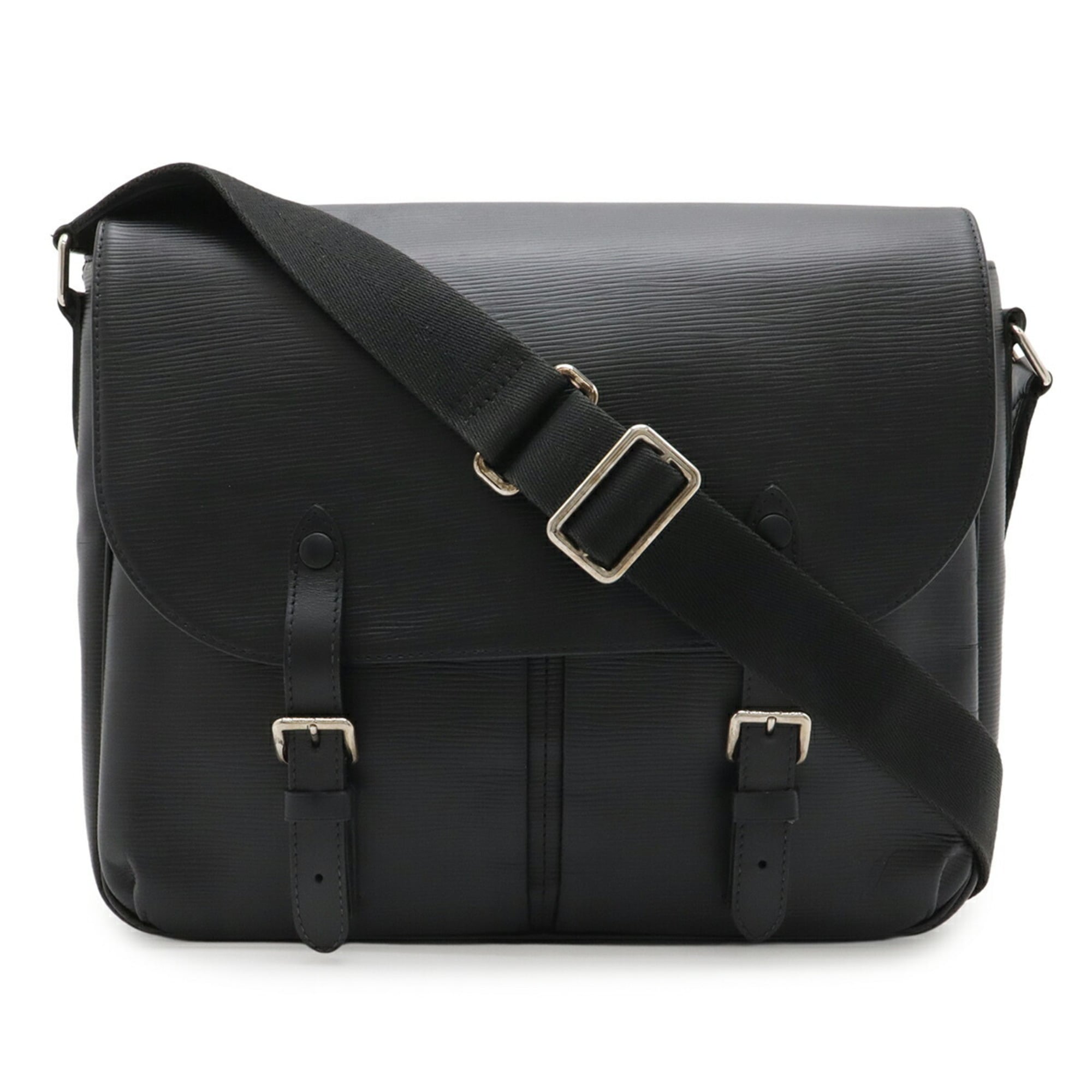 Louis Vuitton Black Noir Epi Leather Shoulder Bag