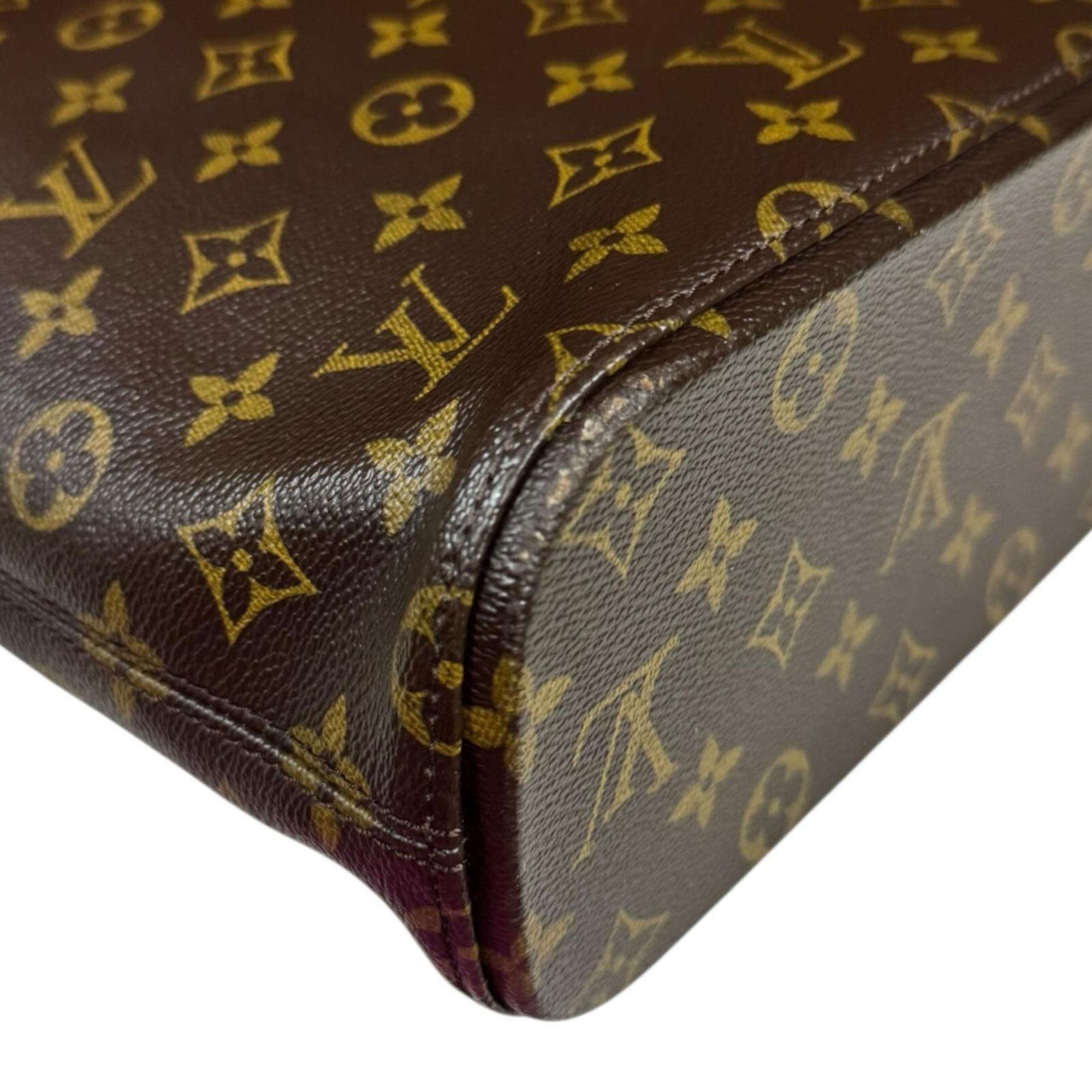 Louis Vuitton Brown Monogram Canvas Tote Bag