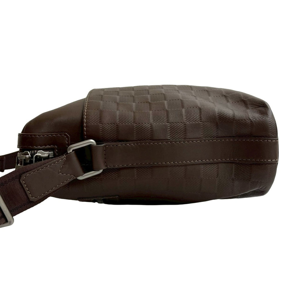 Louis Vuitton Brown Leather Shoulder Bag