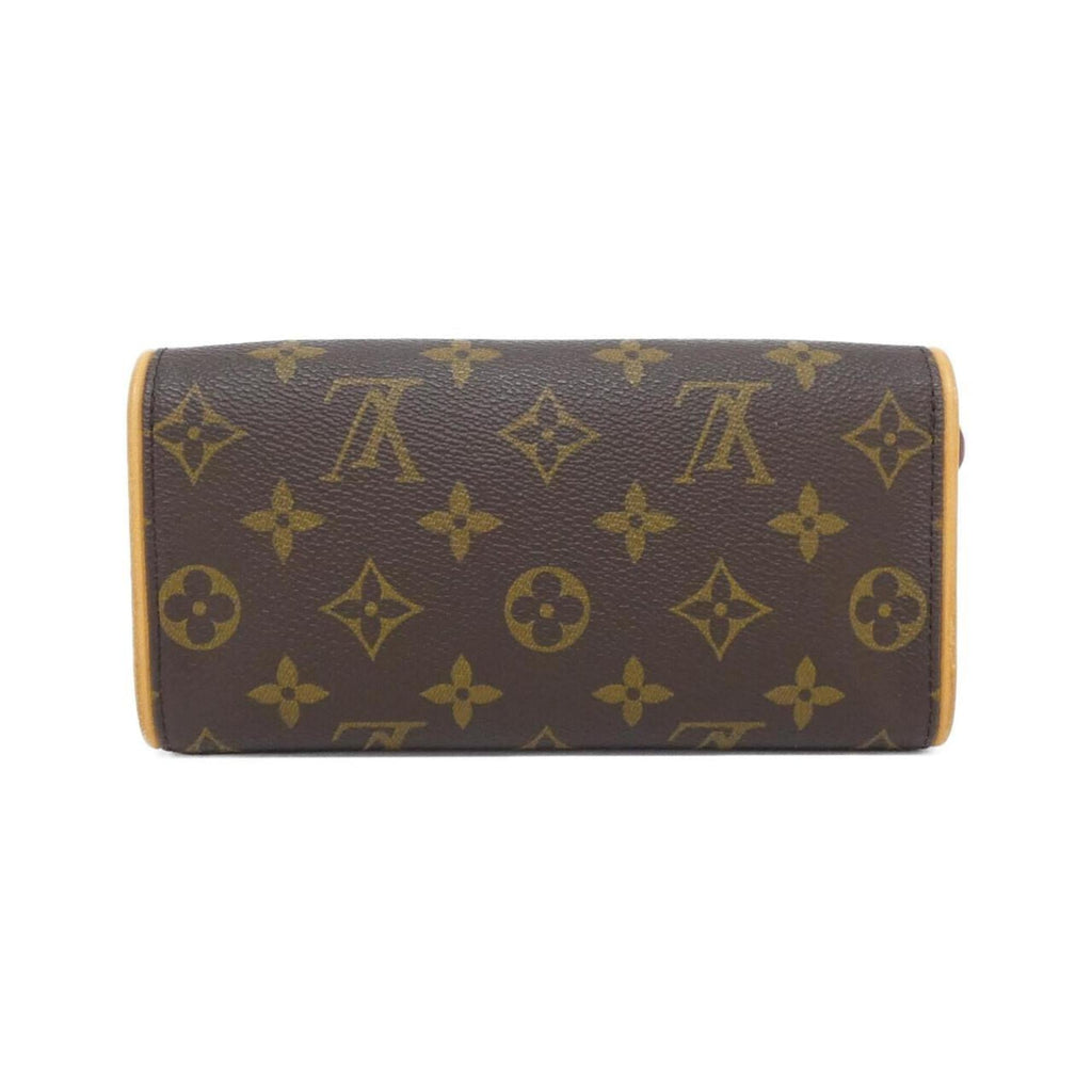 Louis Vuitton Marron Coated Canvas Pochette Shoulder Bag