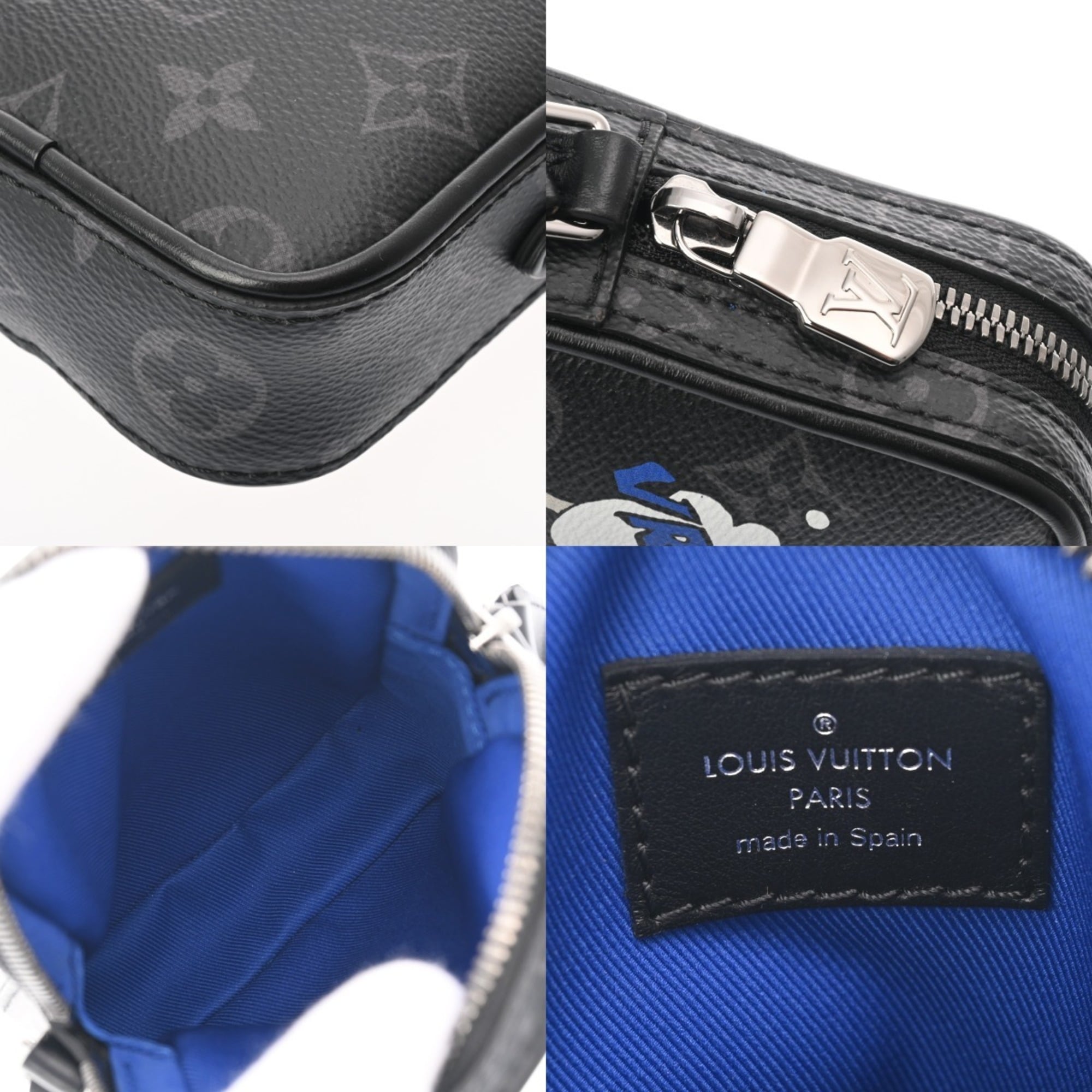 Louis Vuitton Black Monogram Eclipse Canvas Shoulder Bag