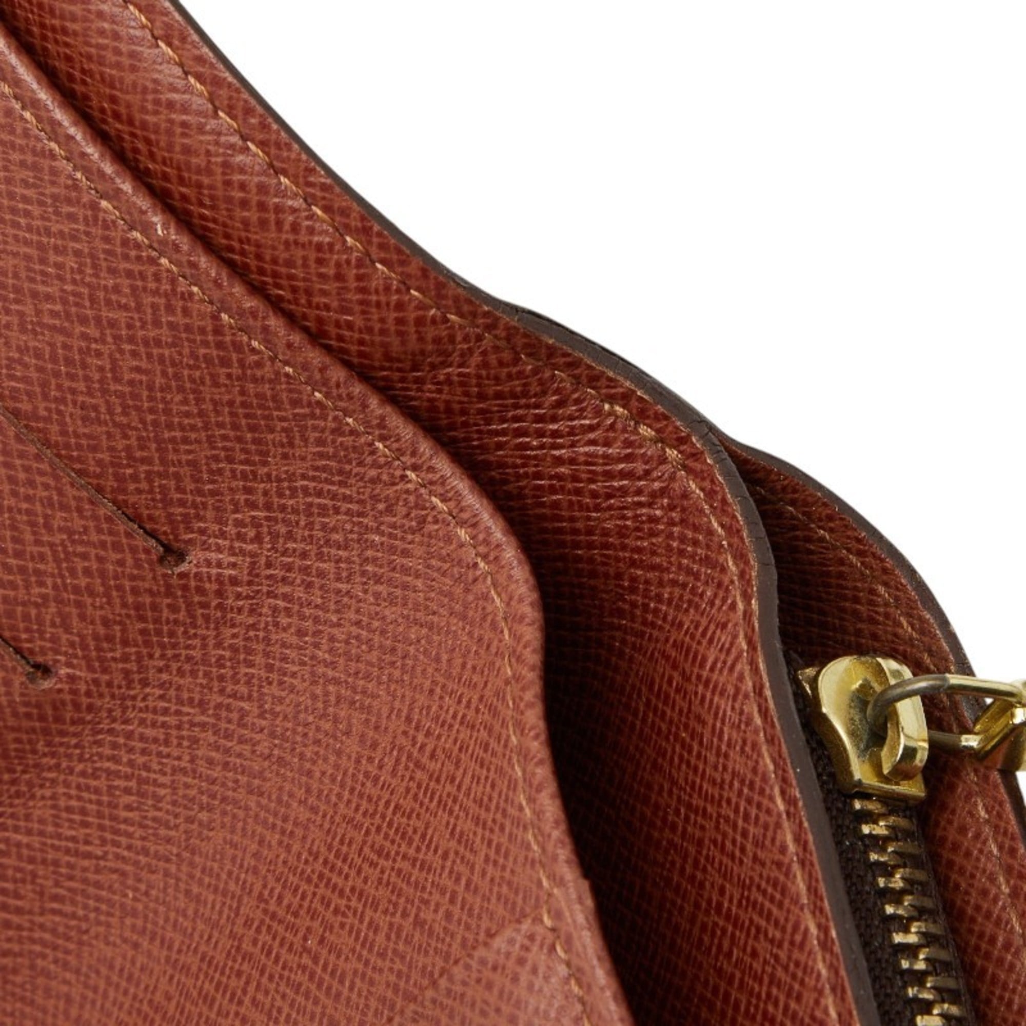 Louis Vuitton Brown Pvc Leather Wallet