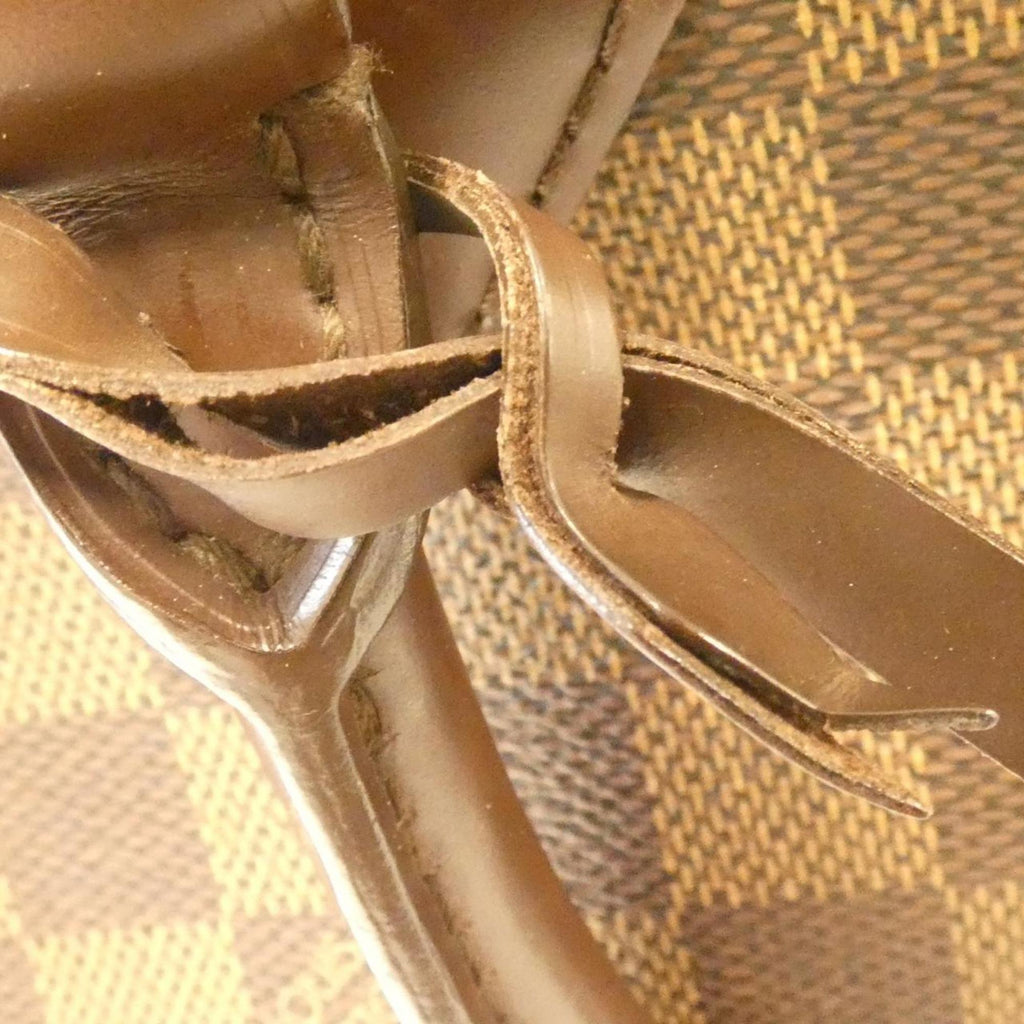 Louis Vuitton Brown Coated Canvas Handbag