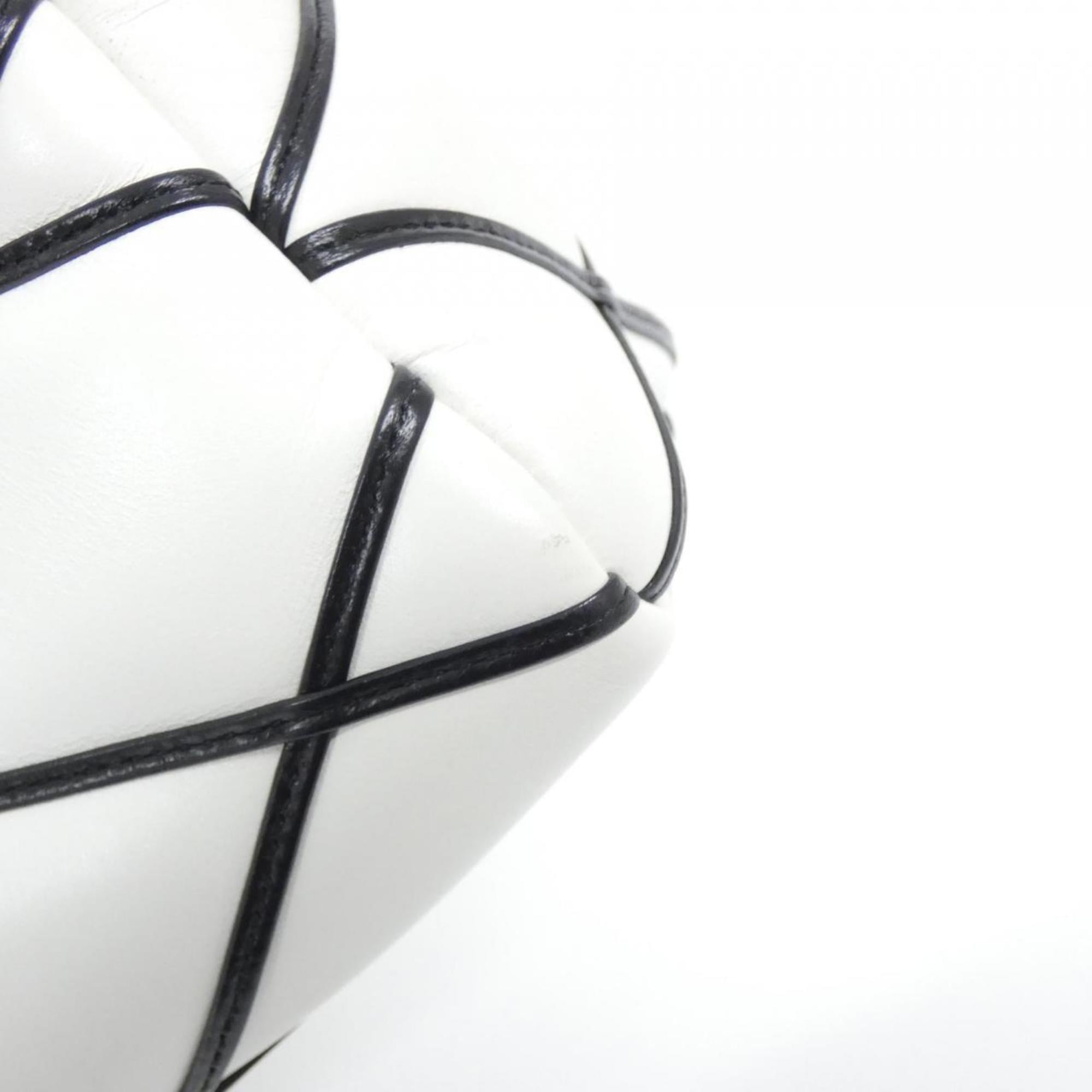 Louis Vuitton Blanc Noir Leather Shoulder Bag