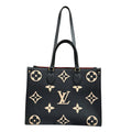 Louis Vuitton Beige Black Monogram Empreinte Shoulder Bag