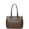 Louis Vuitton Brown Pvc Leather Handbag Tote Bag