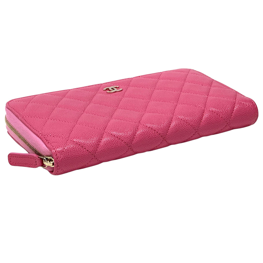 Chanel Pink Grained Calfskin