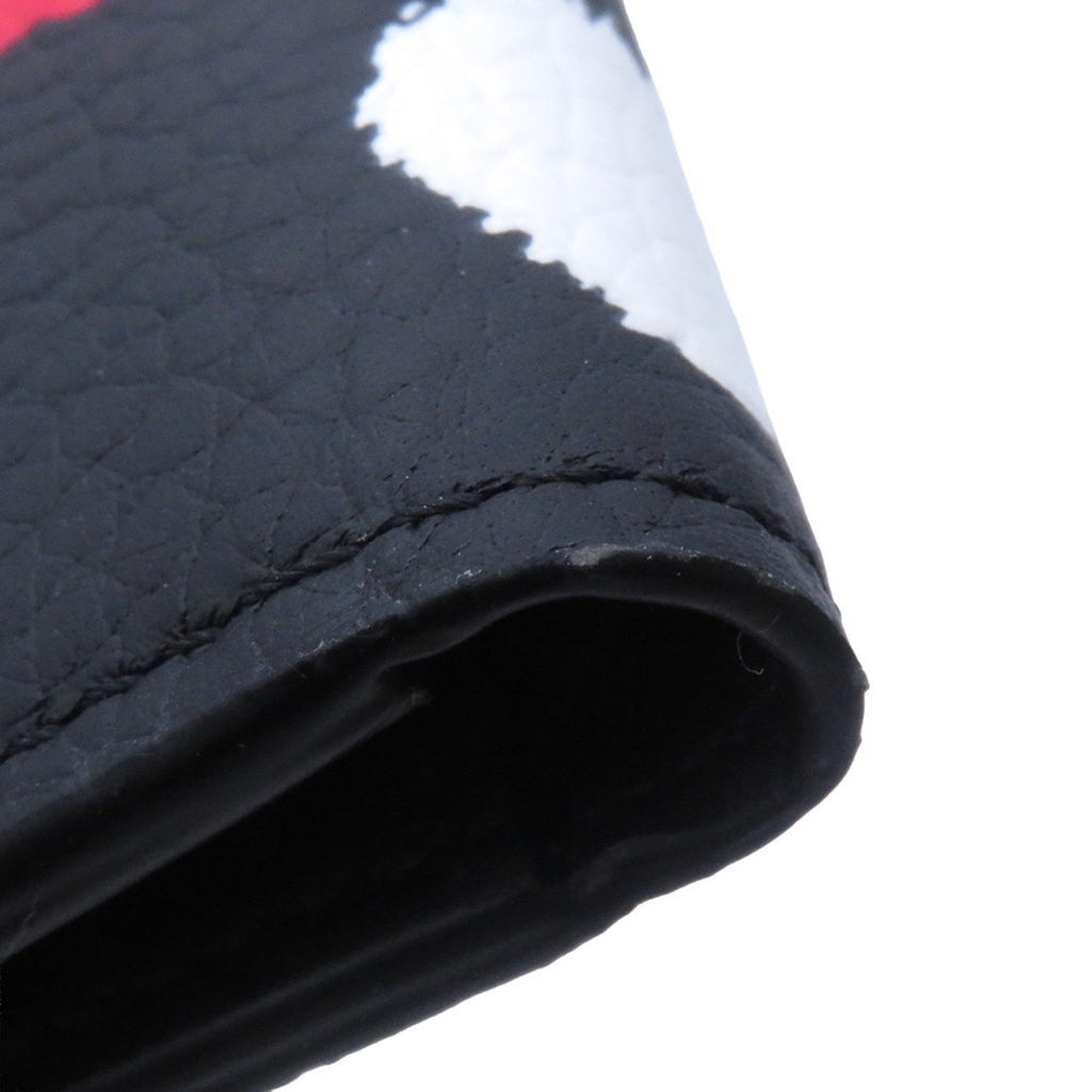 Louis Vuitton Black Multi-Color Noir Leather Wallet (Tri-Fold)
