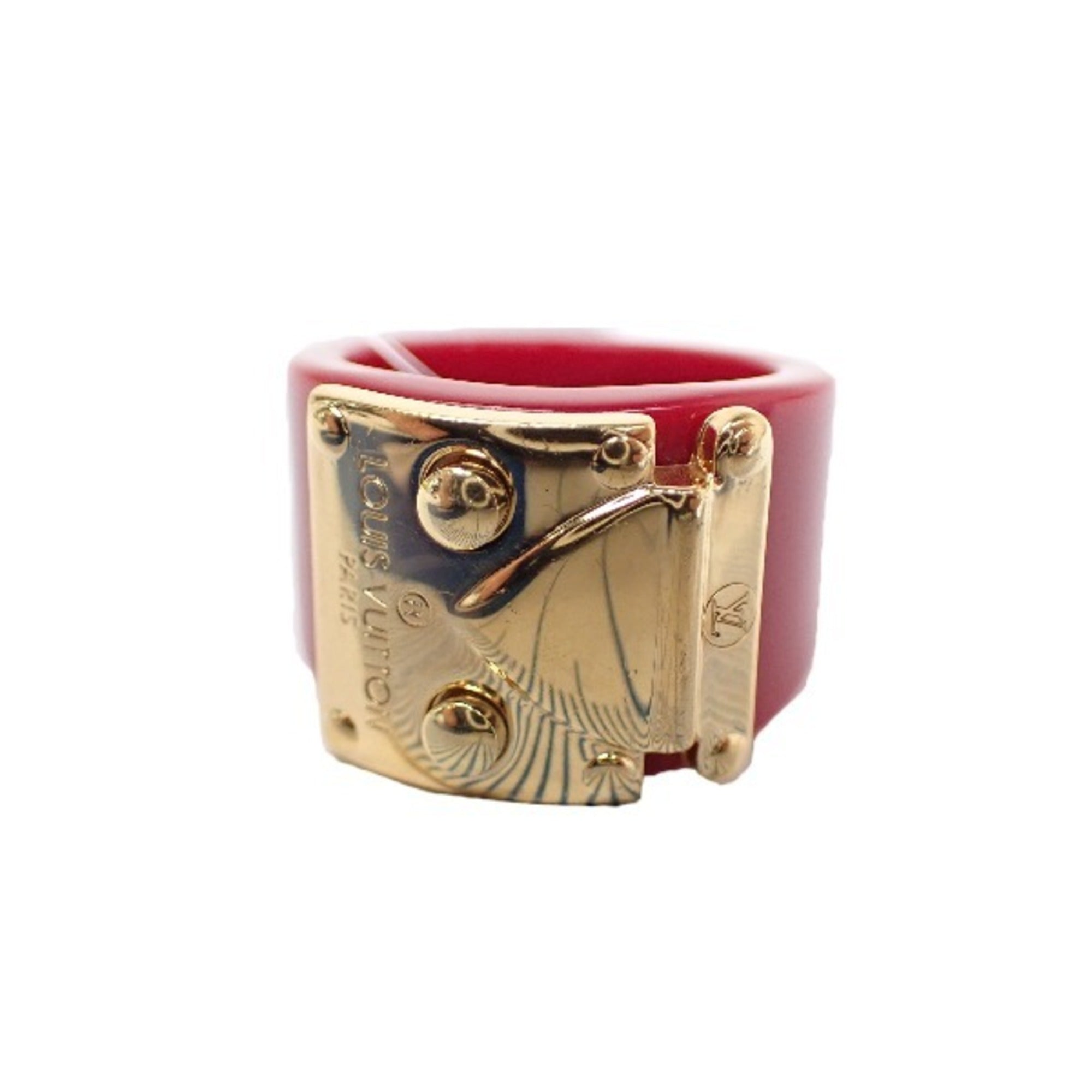 Louis Vuitton Metal Plastic Band Ring